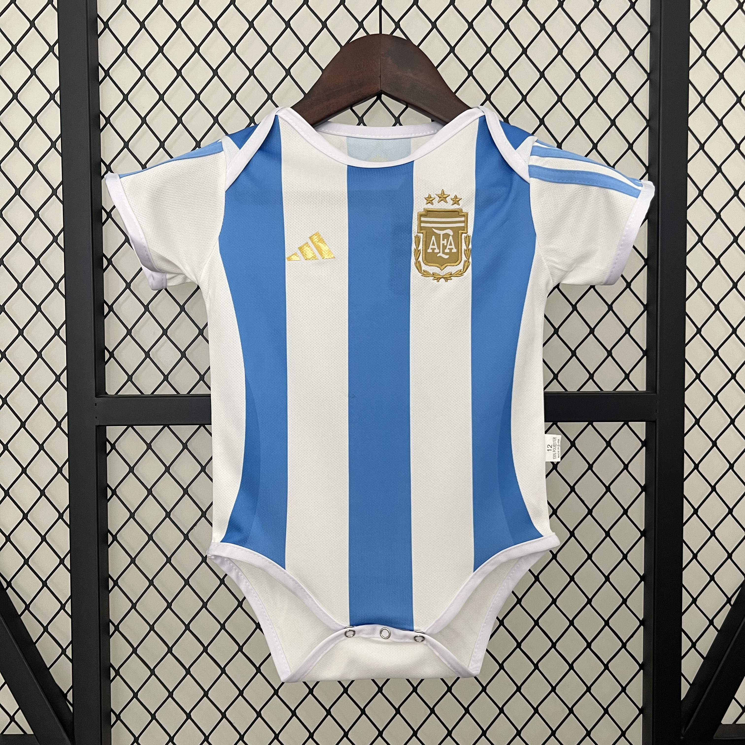 AlphaJersey-Argentina 2024 Home Baby Crawling Suit