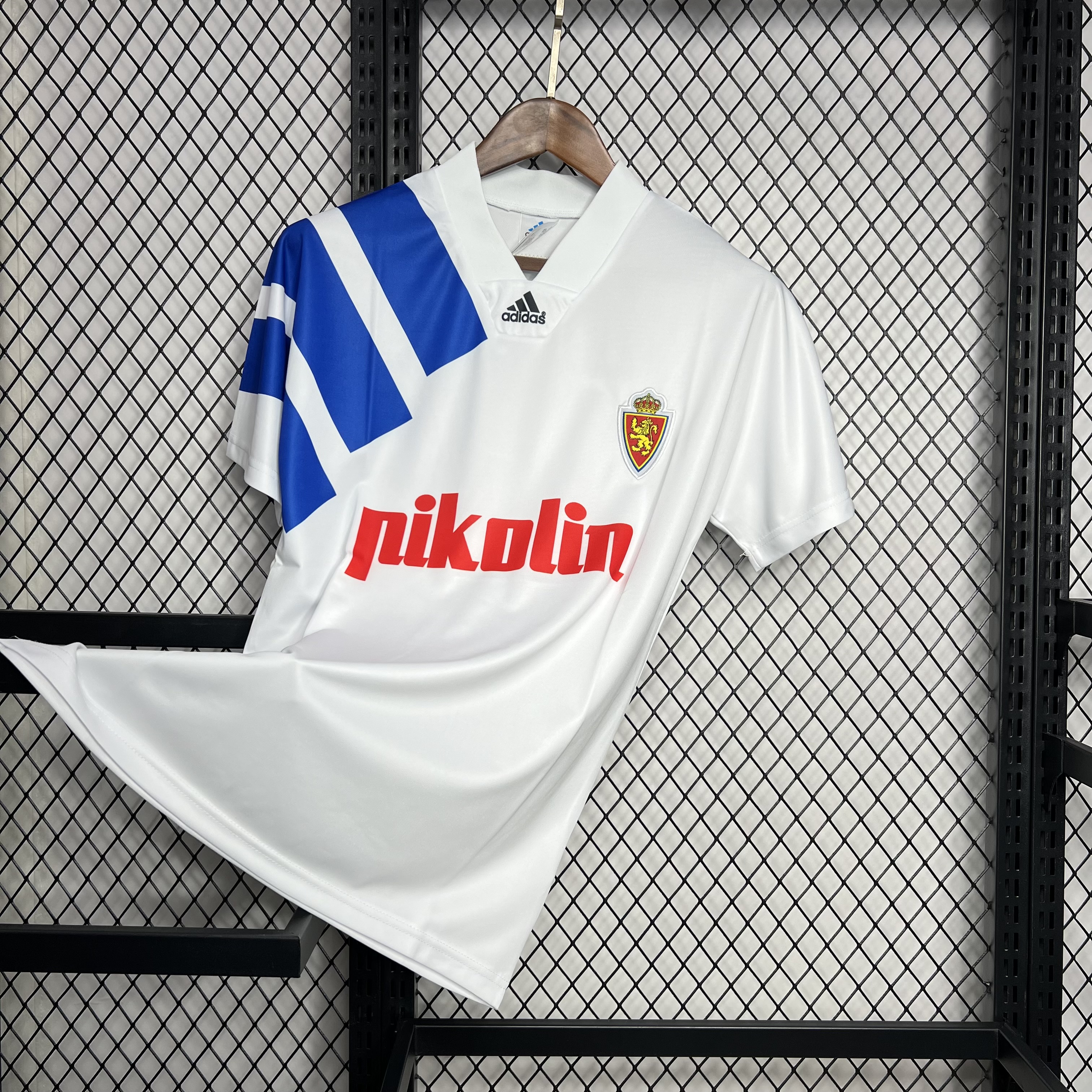 AlphaJersey-Retro Real Zaragoza 1992-93 Home Stadium Jersey