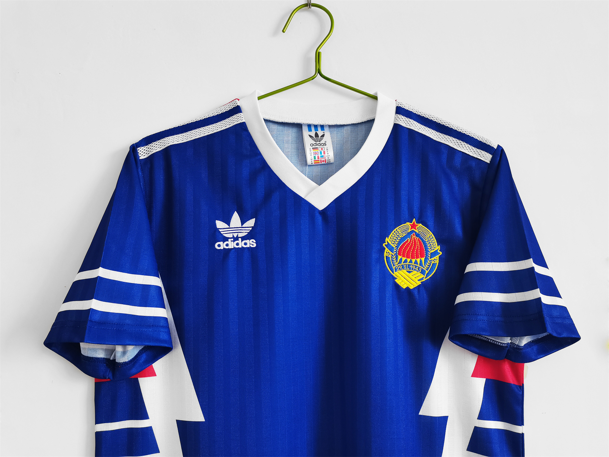 AlphaJersey-Retro Jugoslawien 1990 Home Stadium Jersey