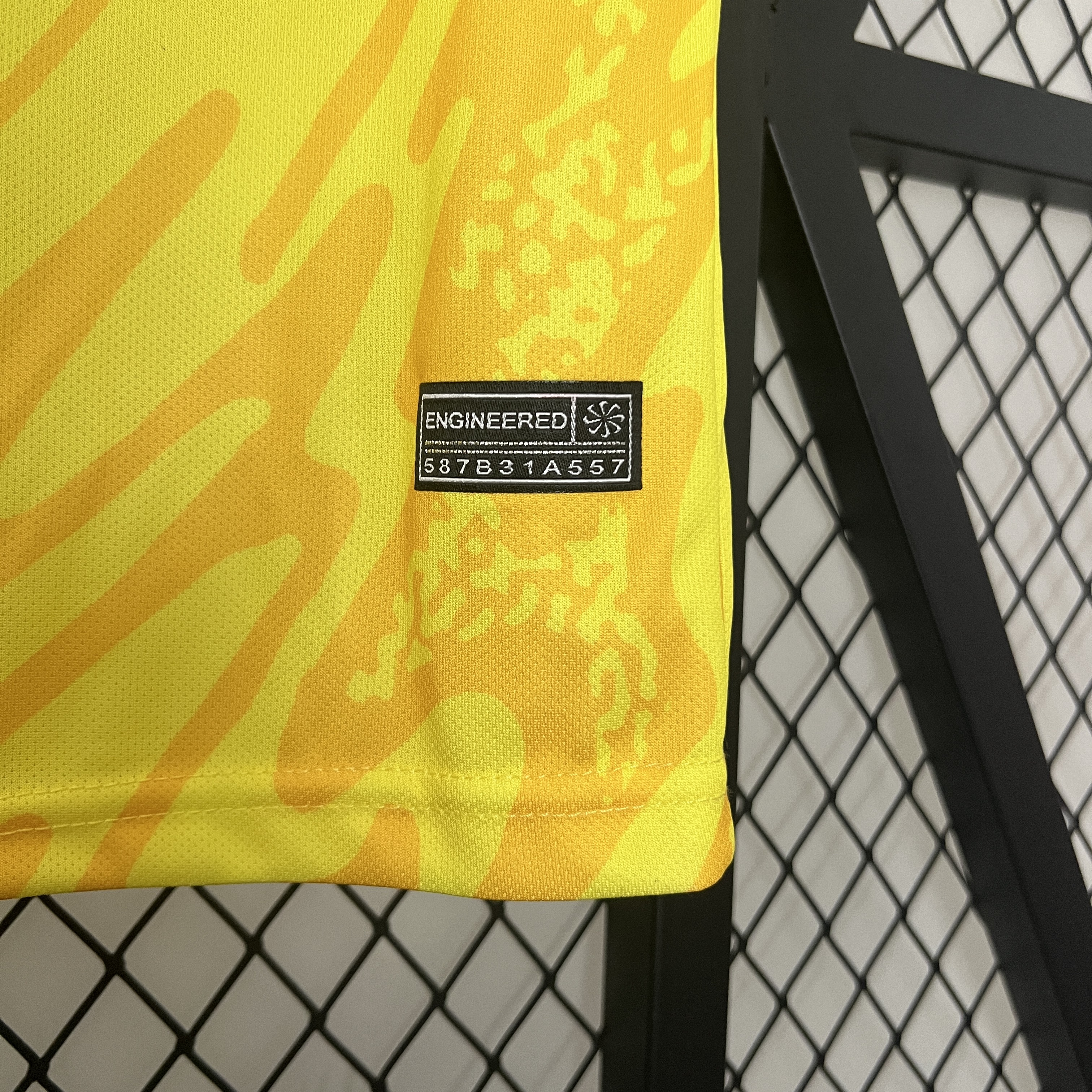 AlphaJersey-France 2024 Yellow Goalkeeper Jersey - Fans Version