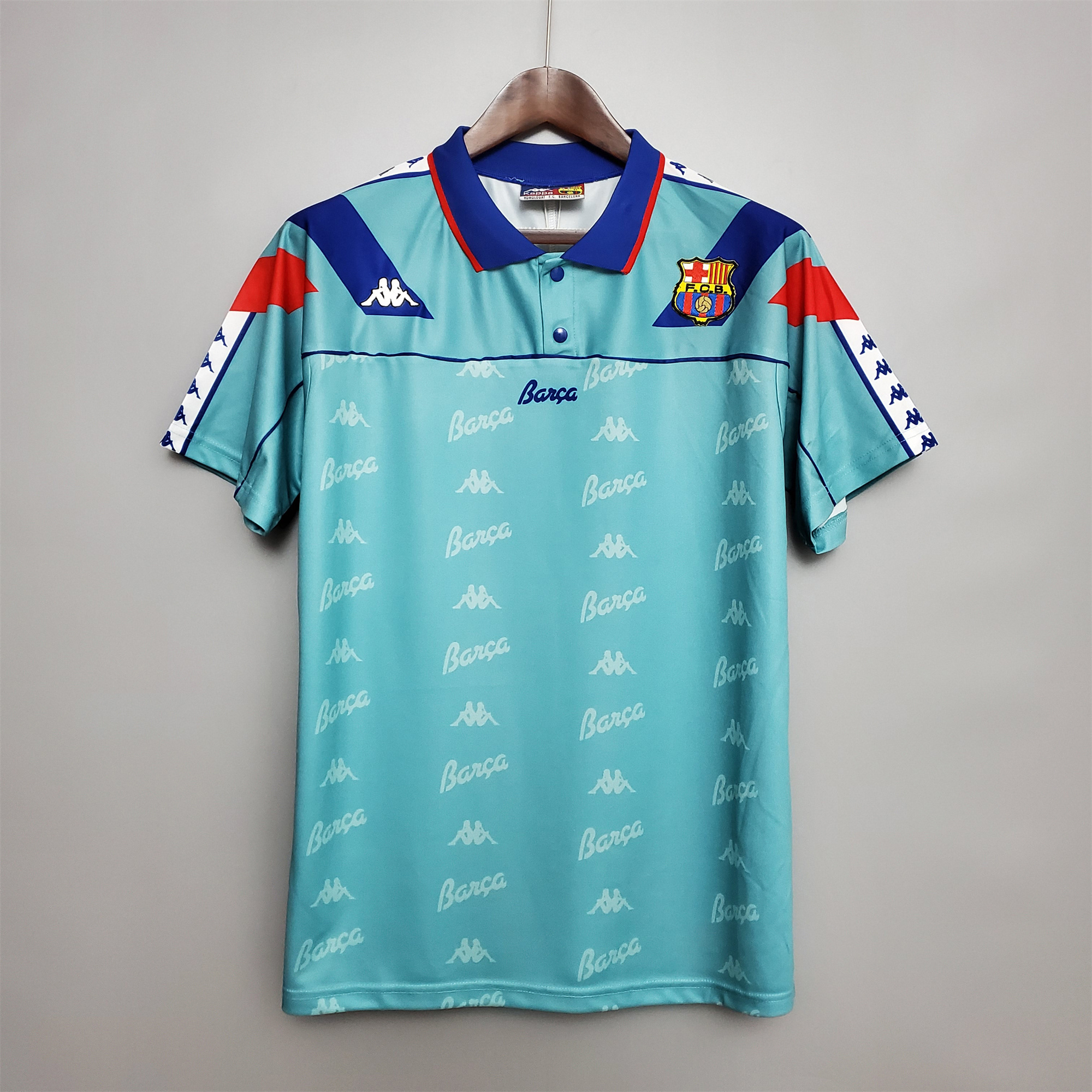 AlphaJersey-Retro Barcelona 92-95 Away Stadium Jersey