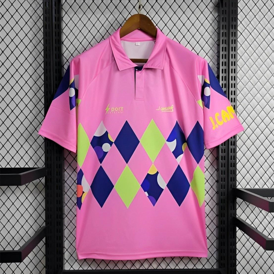 AlphaJersey-Retro Mexico 1992-93 Goalkeeper Pink Jersey