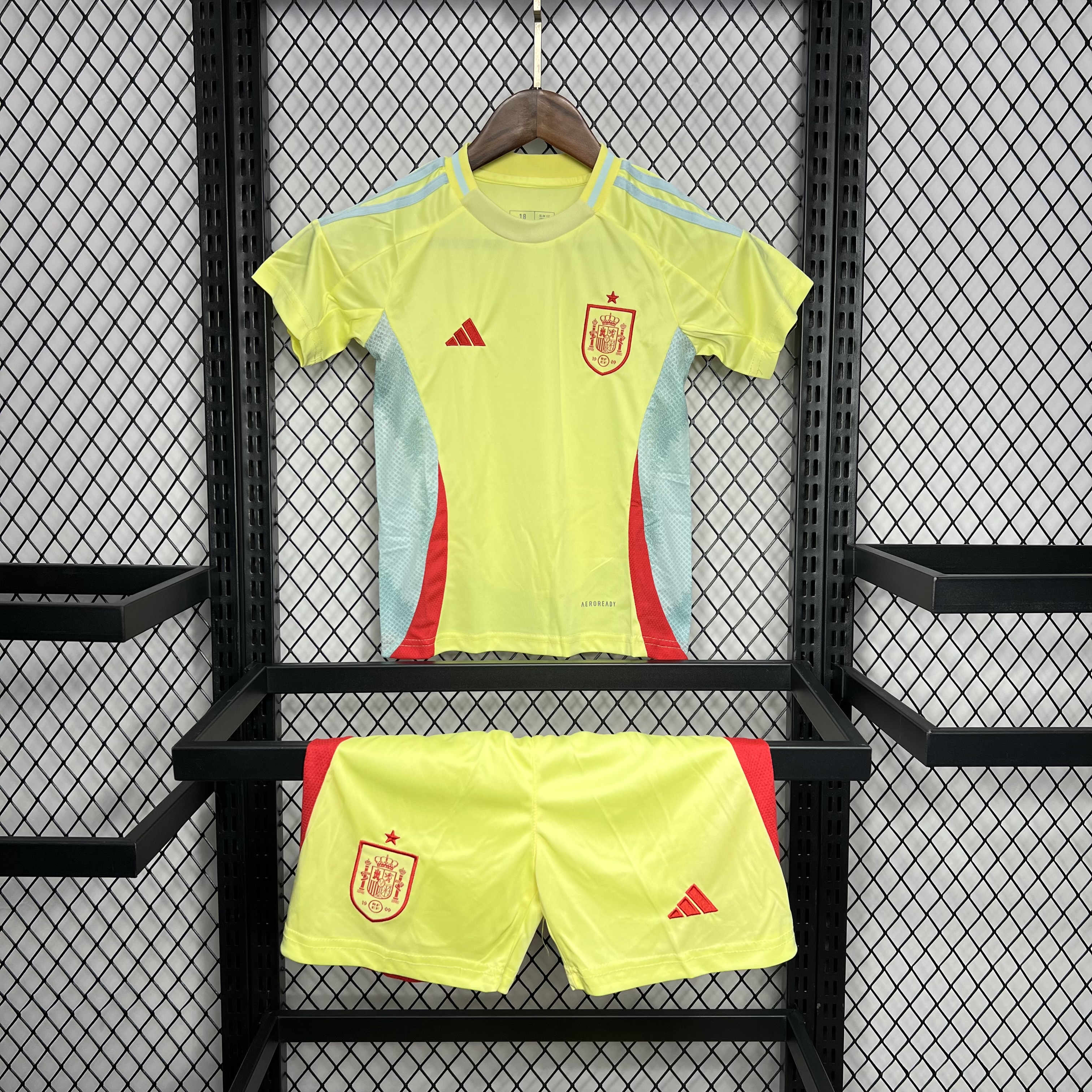 AlphaJersey-Spain 2024 Away Kids Kit