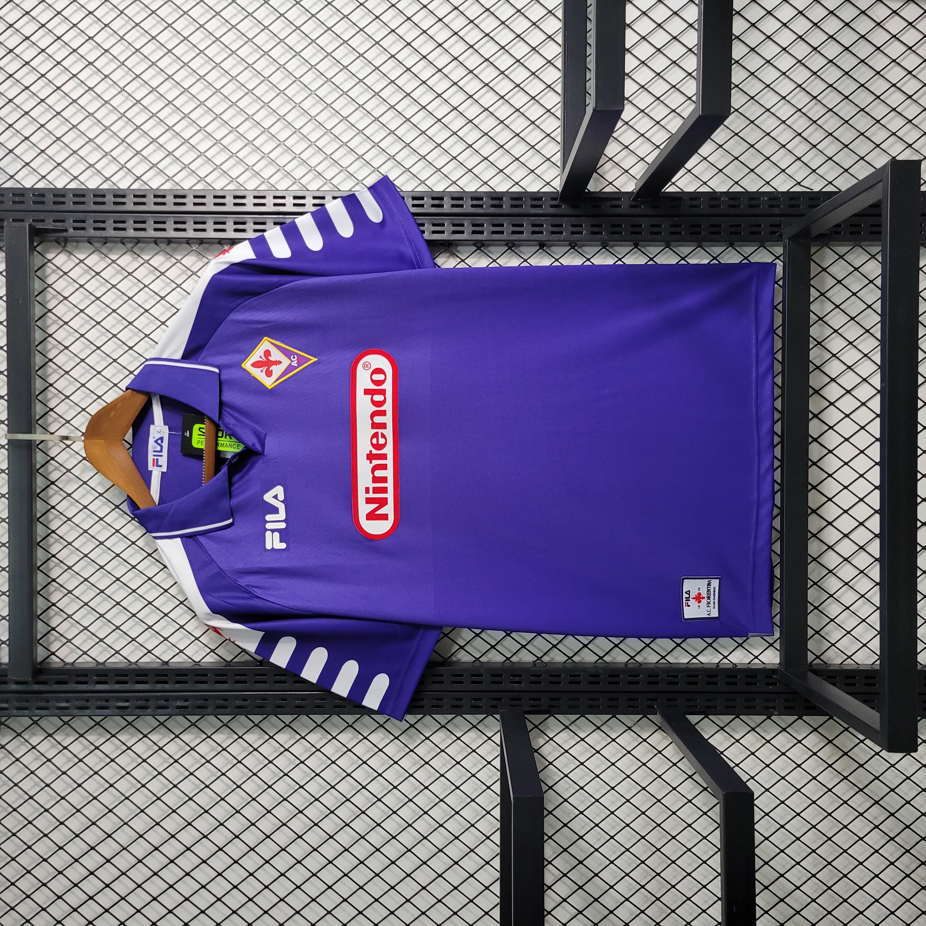 AlphaJersey-Retro Fiorentina 1998-99 Home Stadium Jersey