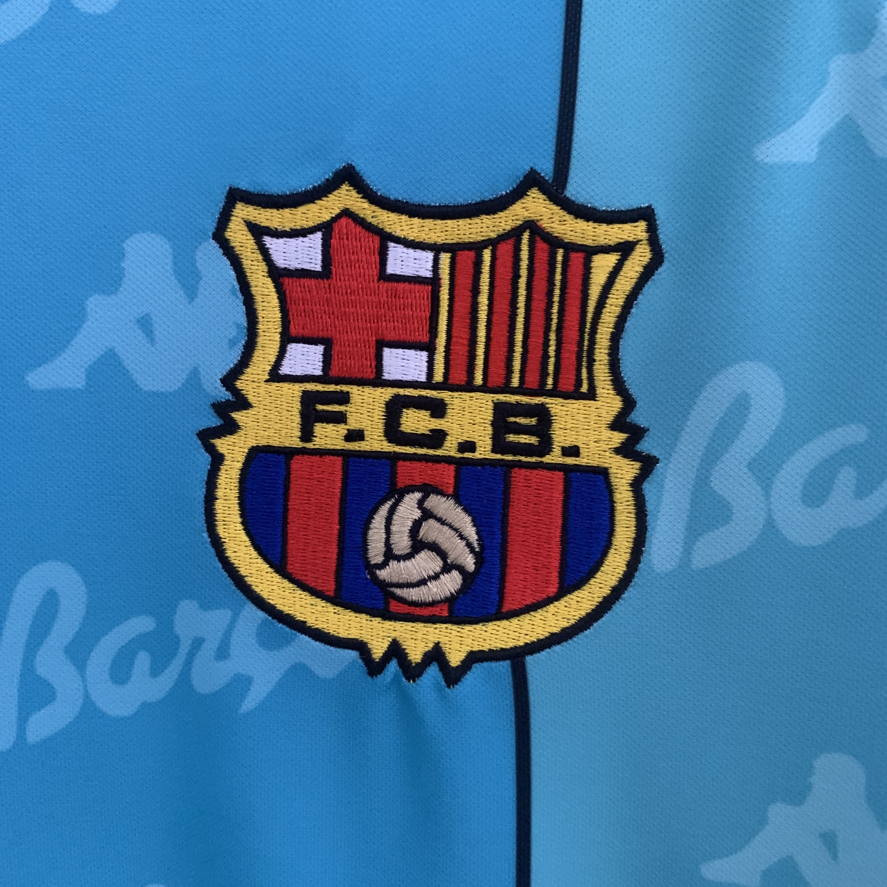 AlphaJersey-Retro Barcelona 96-97 Away Stadium Long Sleeve Jersey
