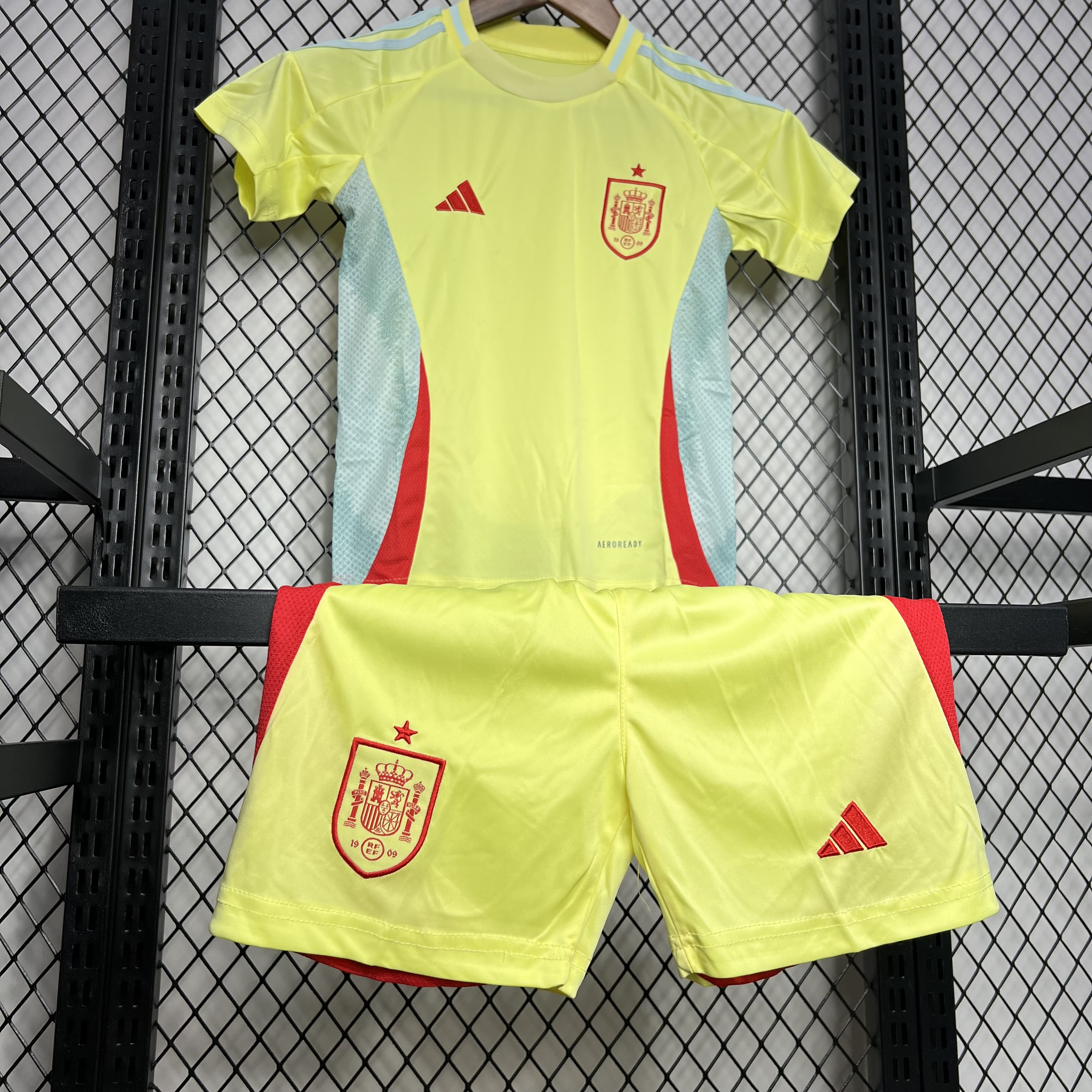 AlphaJersey-Spain 2024 Away Kids Kit