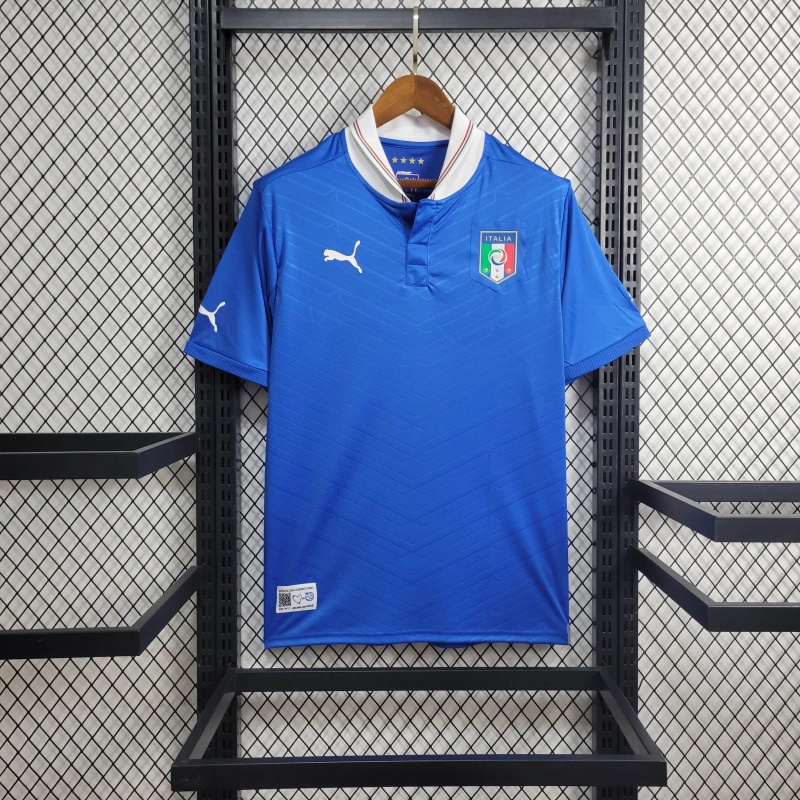 AlphaJersey-Retro Italy 2012 Home Stadium Jersey