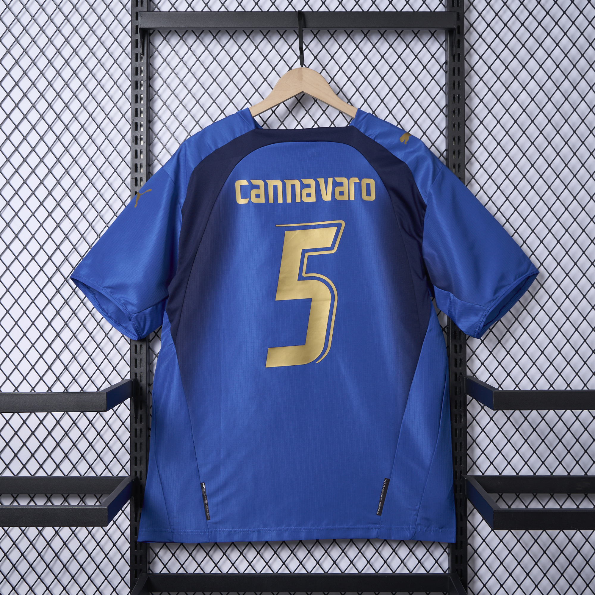 AlphaJersey-Retro Italy 2006 Home Stadium Jersey