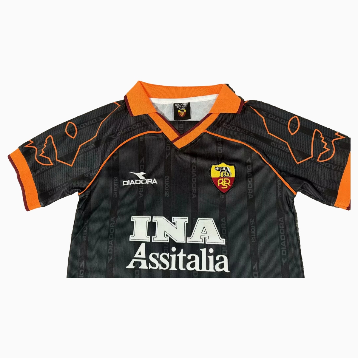 AlphaJersey-Retro Roma 1999-00 Third Kids Kit