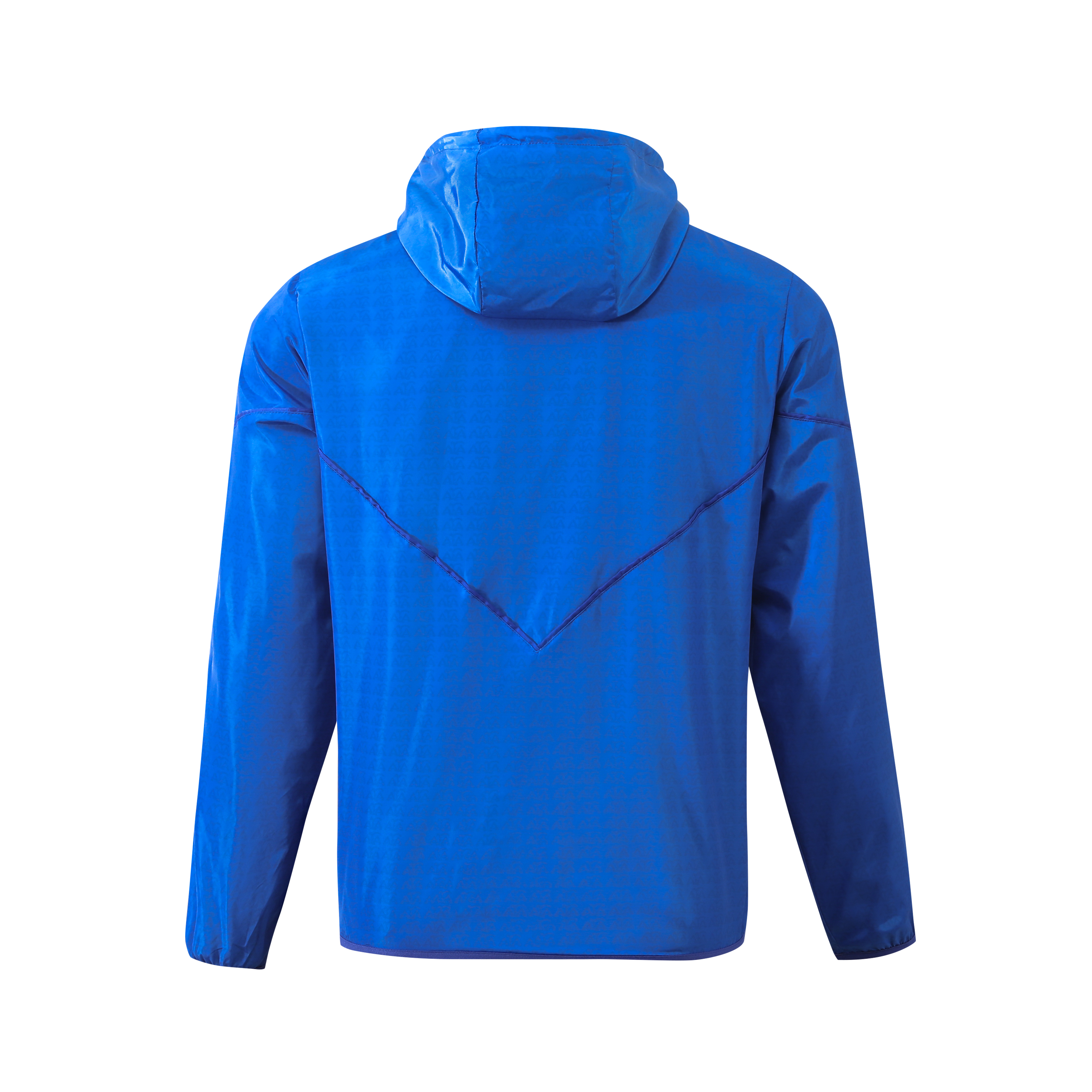 AlphaJersey-Argentine 2024 Vintage Style Blue Hooded Windbreaker - Player Version