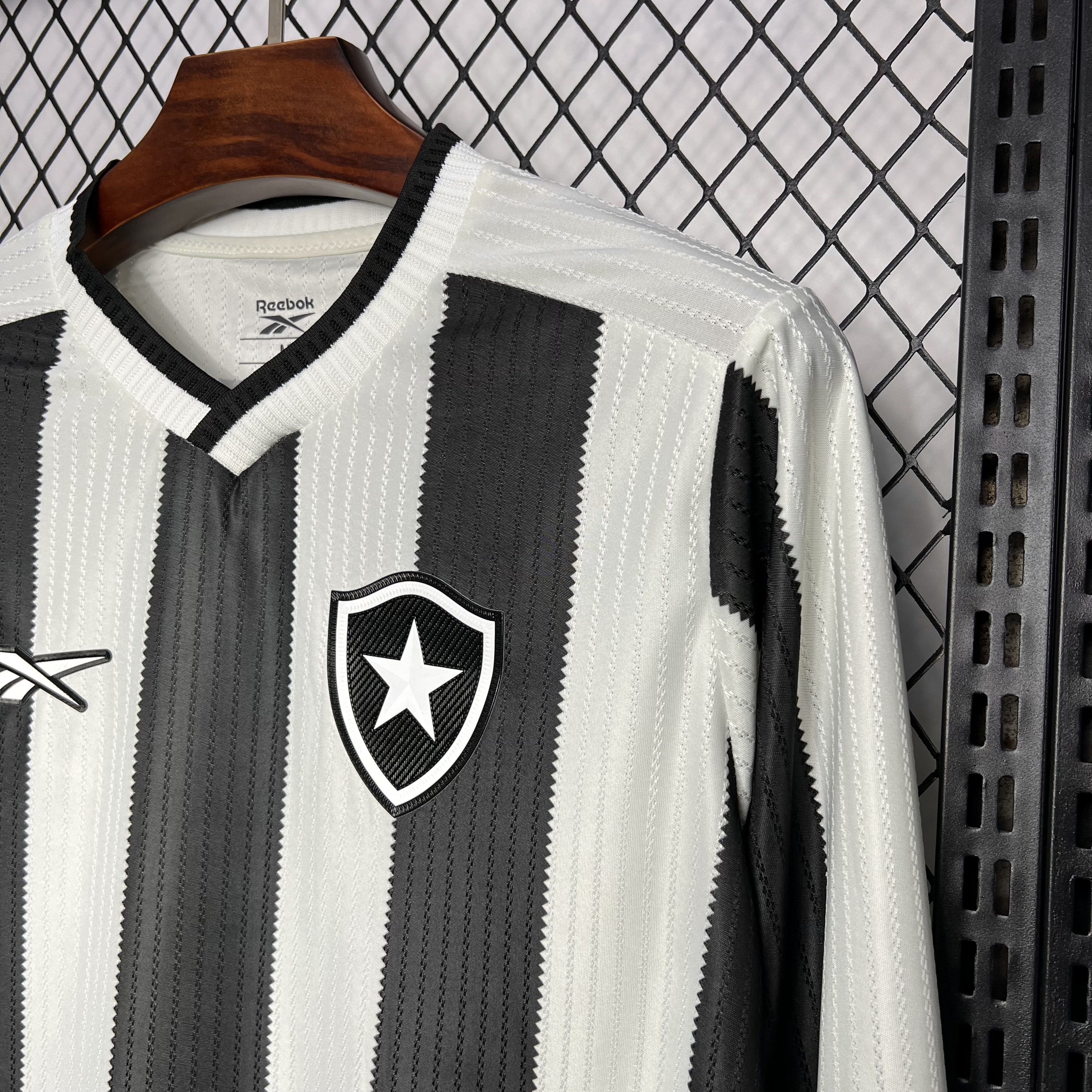 AlphaJersey-Botafogo 2024 Home Unsponsored Long Sleeves Jersey - Fans Version
