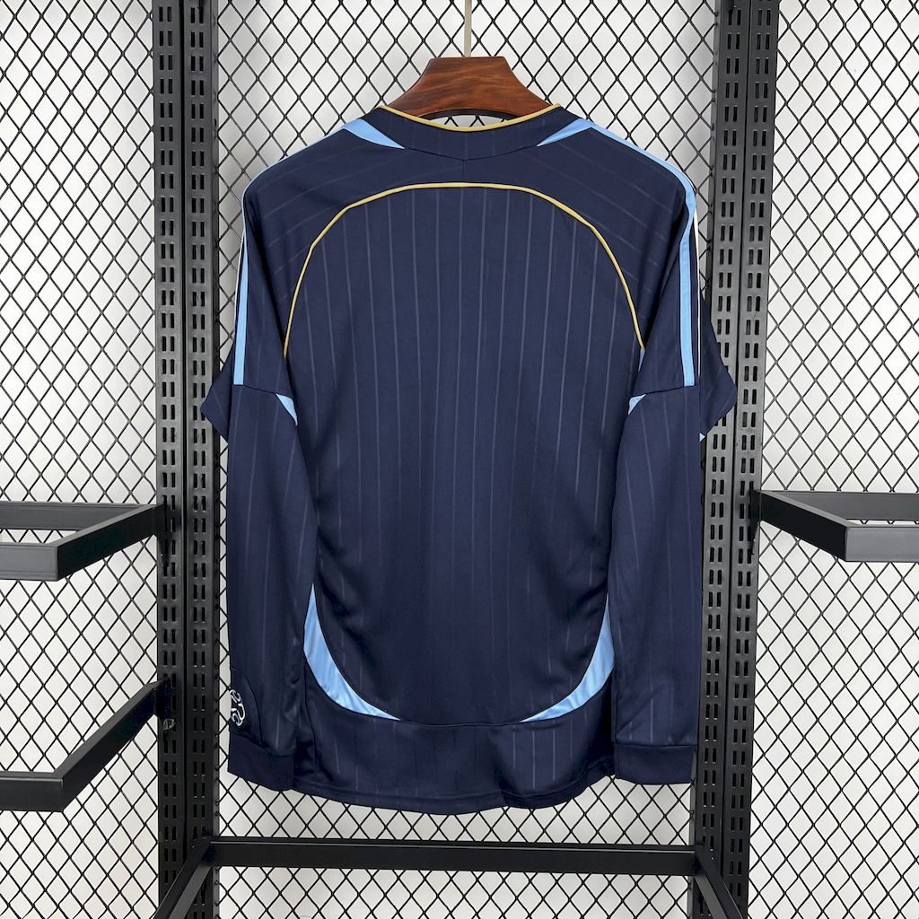 AlphaJersey-Retro Argentina 2006 Away Long Sleeves Jersey