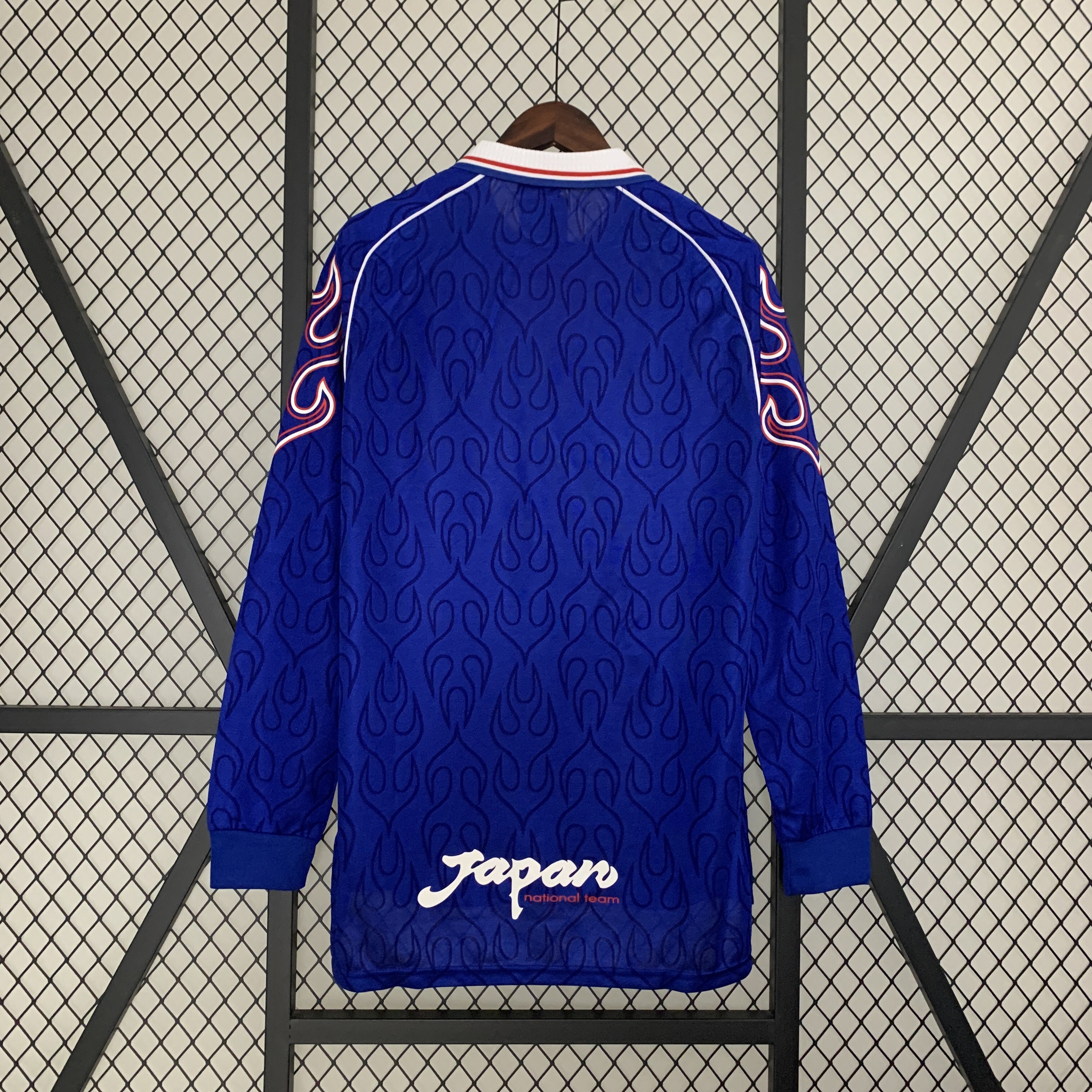 AlphaJersey-Retro Japan 1998 Home Stadium Long Sleeve Jersey
