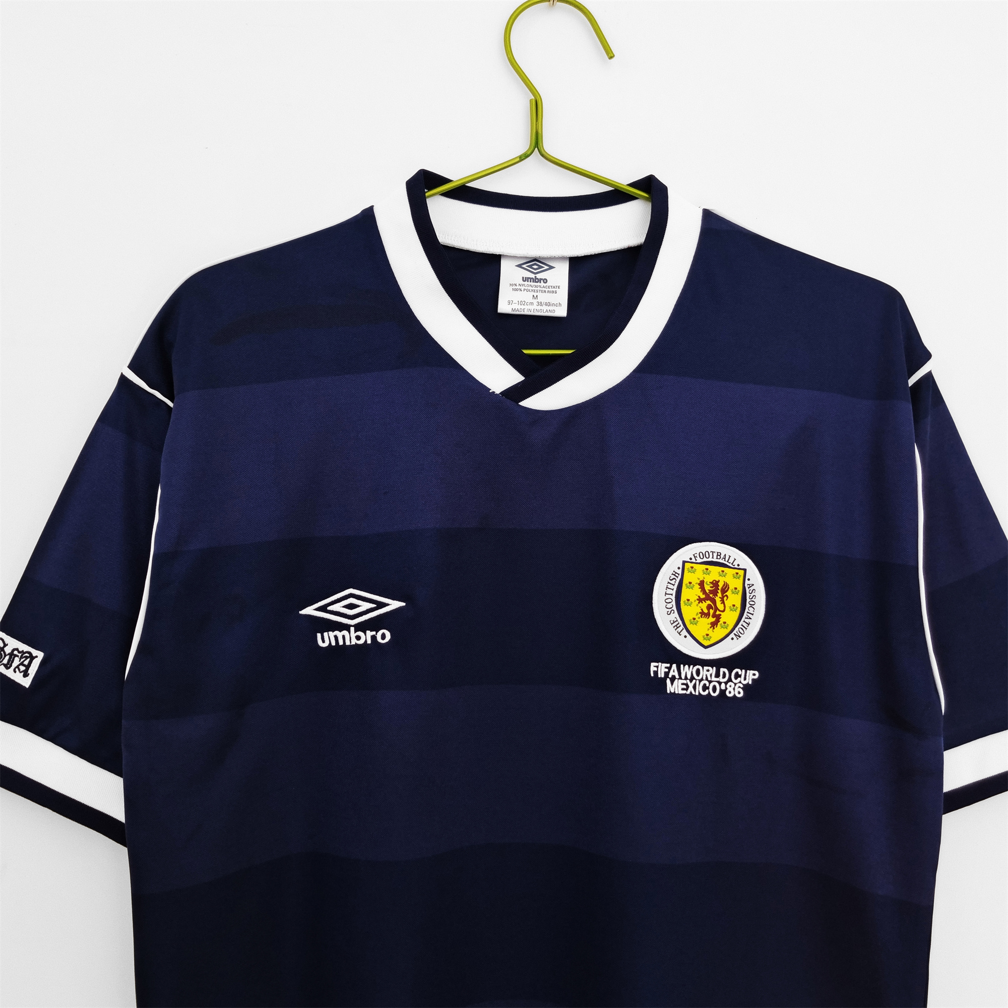 AlphaJersey-Retro S-c-o.t l.a-n.d 1987-88 Home Jersey - Fans Version