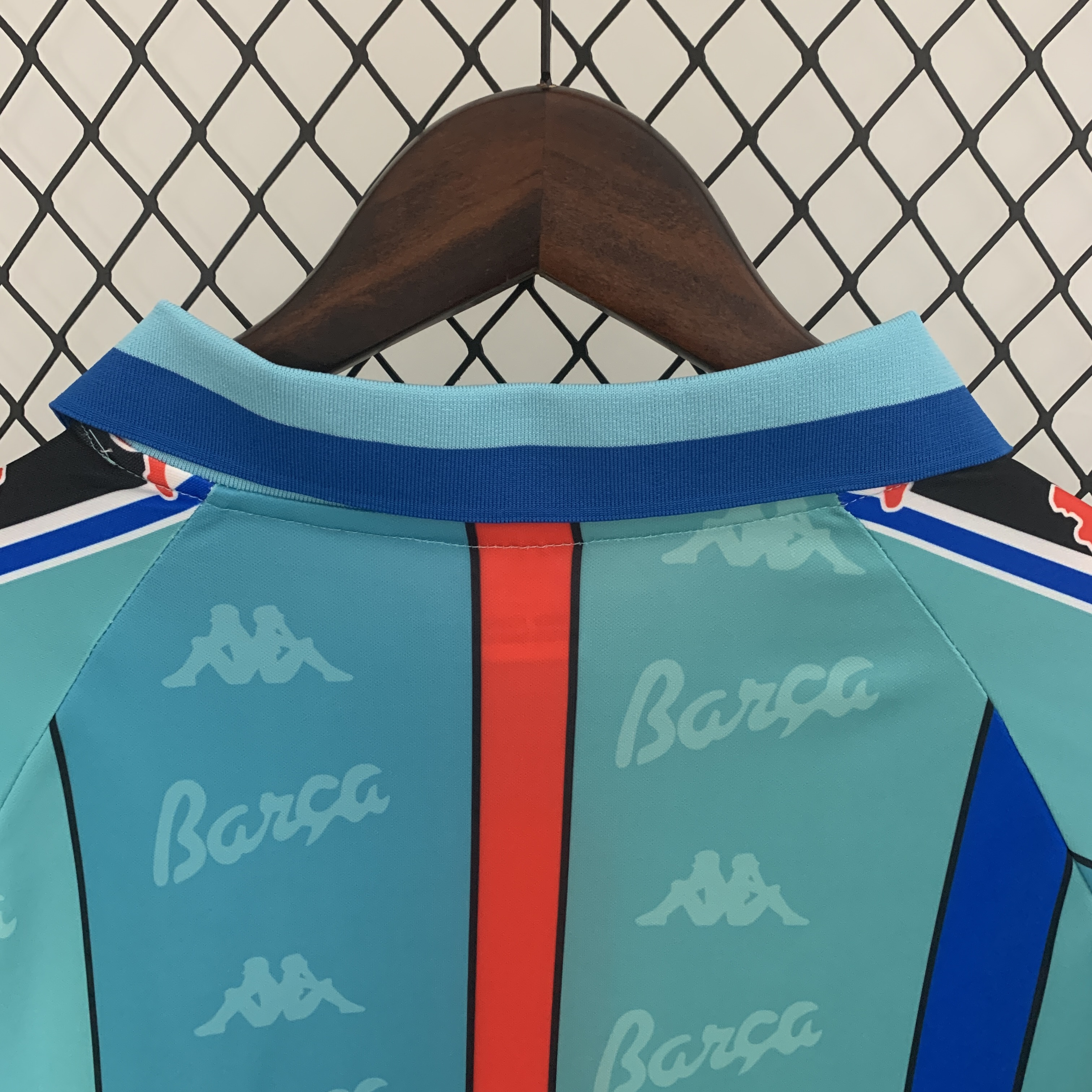 AlphaJersey-Retro Barcelona 96-97 Away Stadium Long Sleeve Jersey