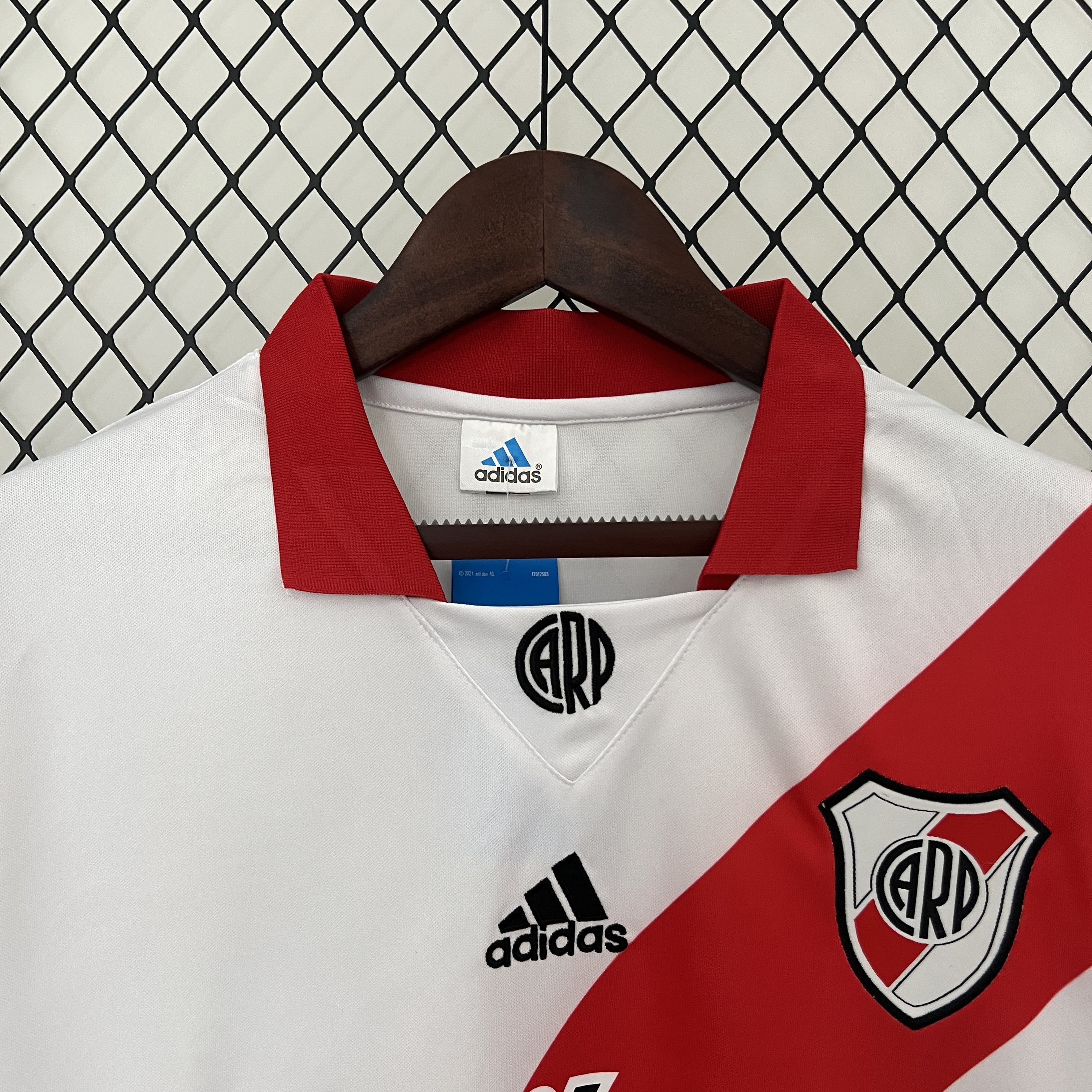 AlphaJersey-Retro River Plate 1998-99 Home Stadium Jersey