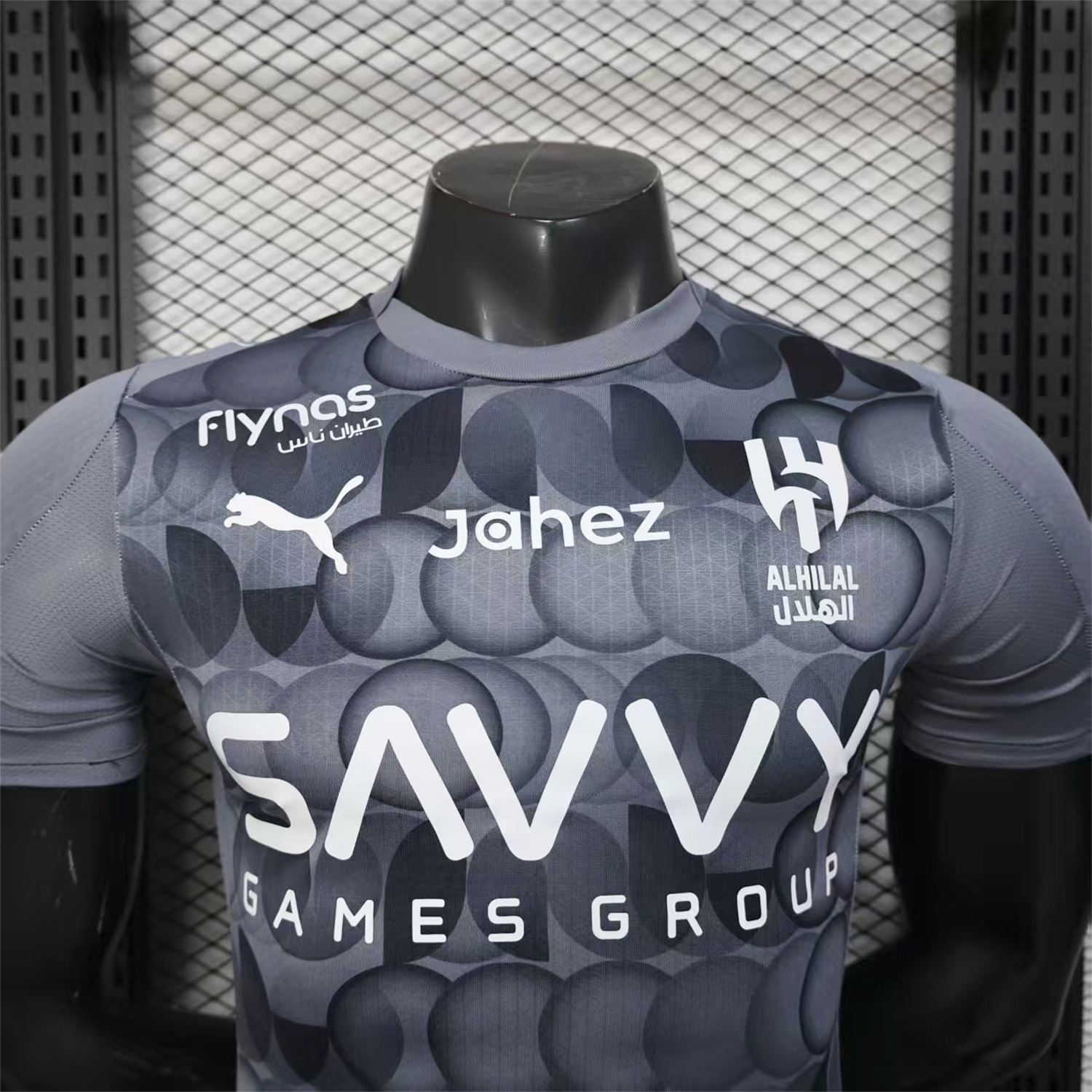 AlphaJersey-Al Hilal Riyadh Crescent 25-26 Third Grey Jersey - Player Version