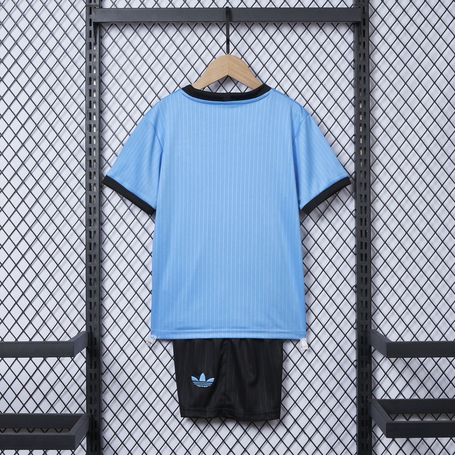 AlphaJersey-Germany 2025 125-Year Anniversary Blue Goalkeeper Kids Kit