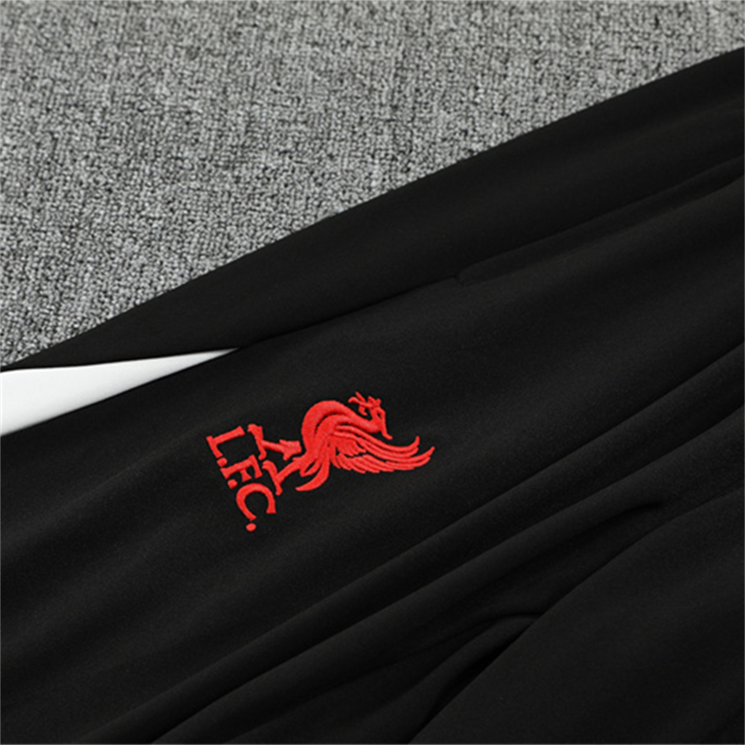 AlphaJersey-Liver.pool 25-26 Kids Long Sleeve Training Set - Player Version - Black Top & Black Pants