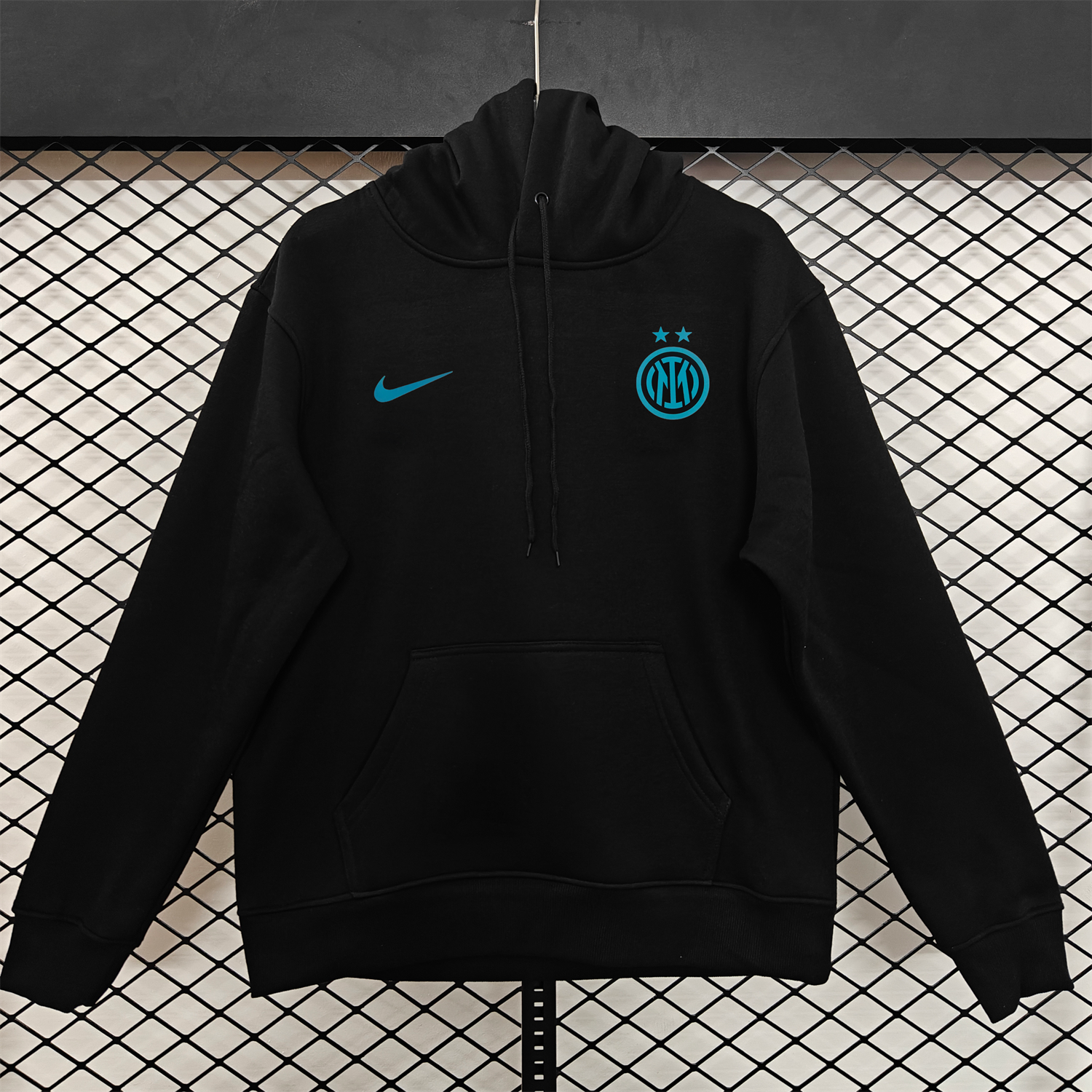 AlphaJersey-Inter Milan 25-26 Third Blue Icon Unisex Pullover Hoodie