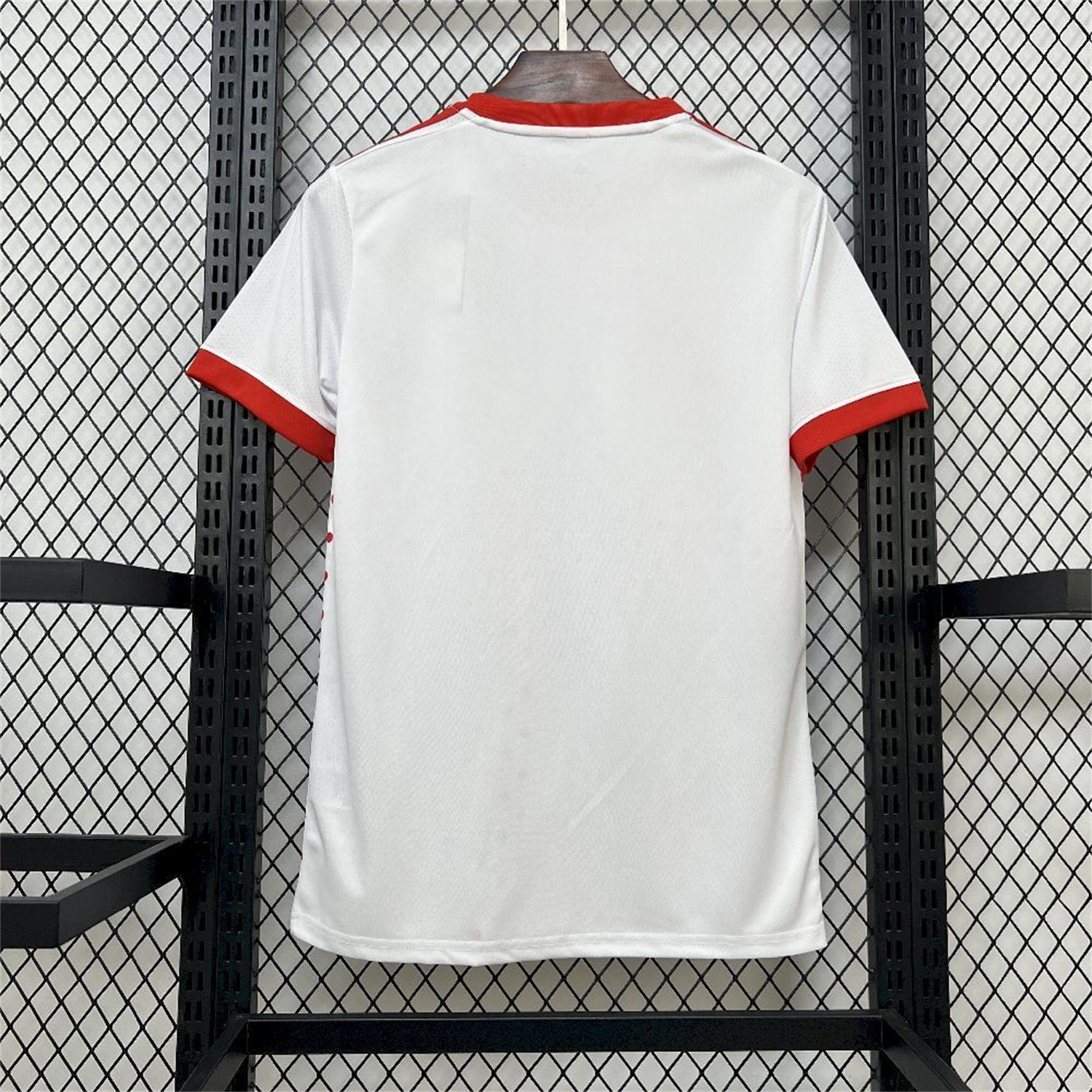 AlphaJersey-Sevilla 25-26 Red Points White Training Jersey - Fans Version