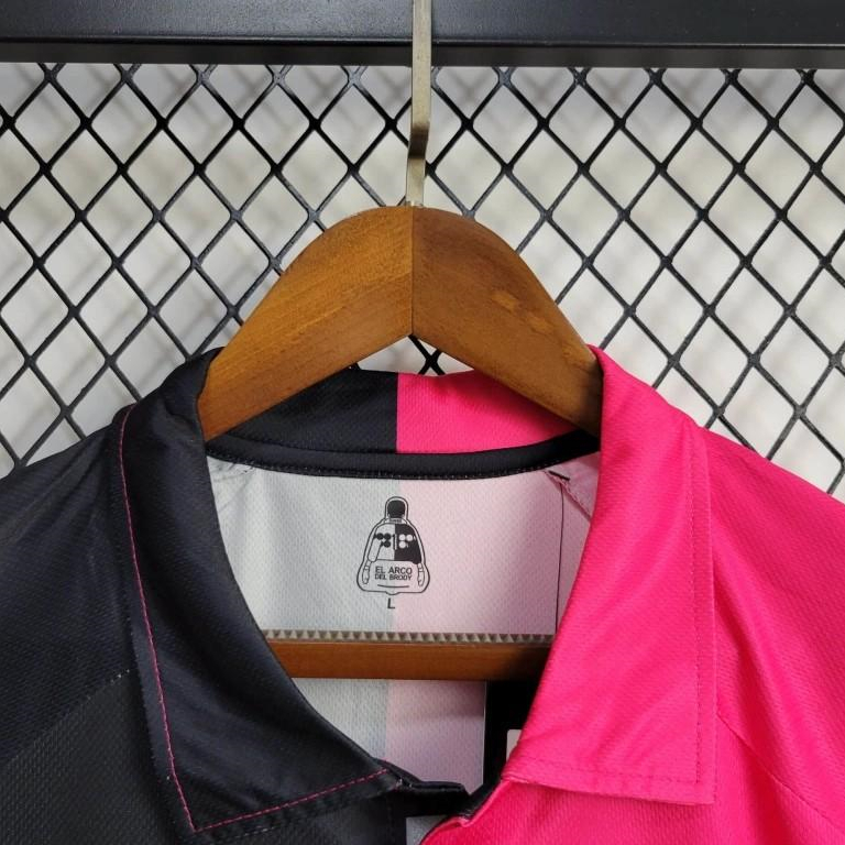 AlphaJersey-Retro Mexico 1998 World Cup Goalkeeper Pink Black Jersey