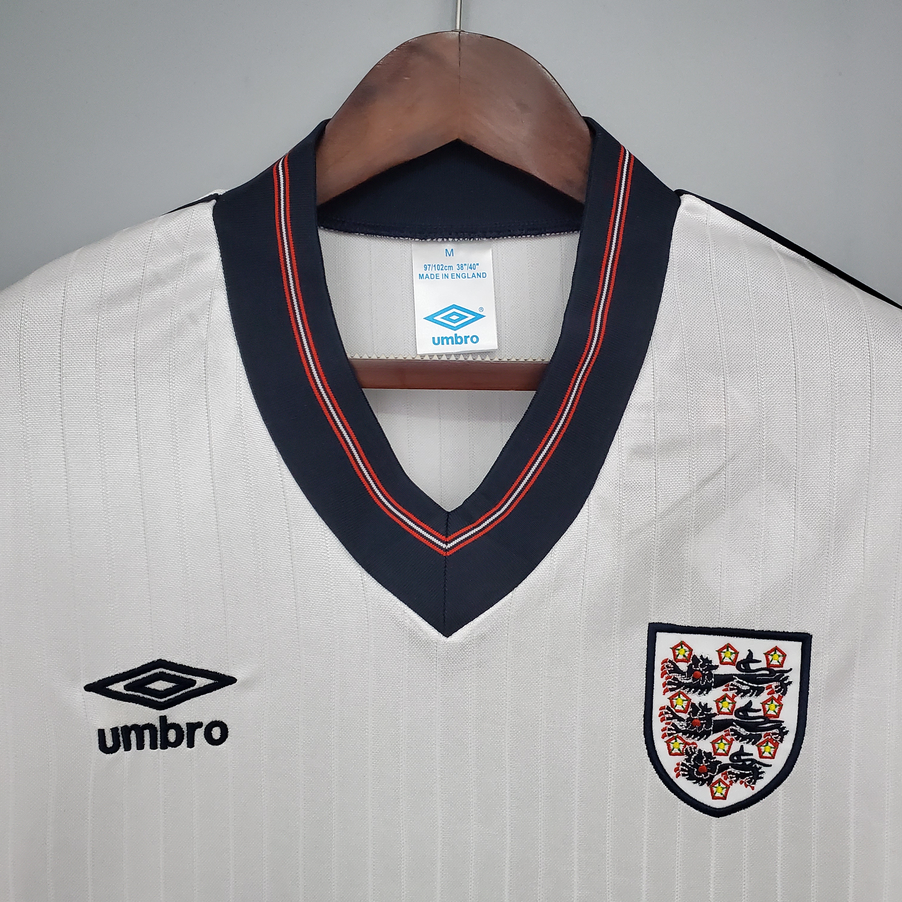 AlphaJersey-Retro England 1984-87 Home Stadium Jersey
