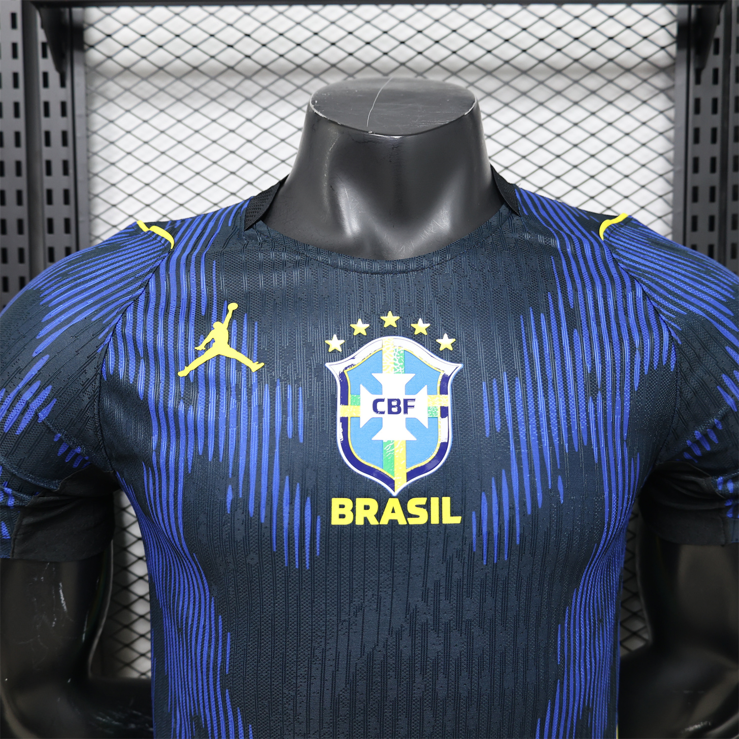 AlphaJersey-Brazil 2026 Away Blue Jersey - Player Version