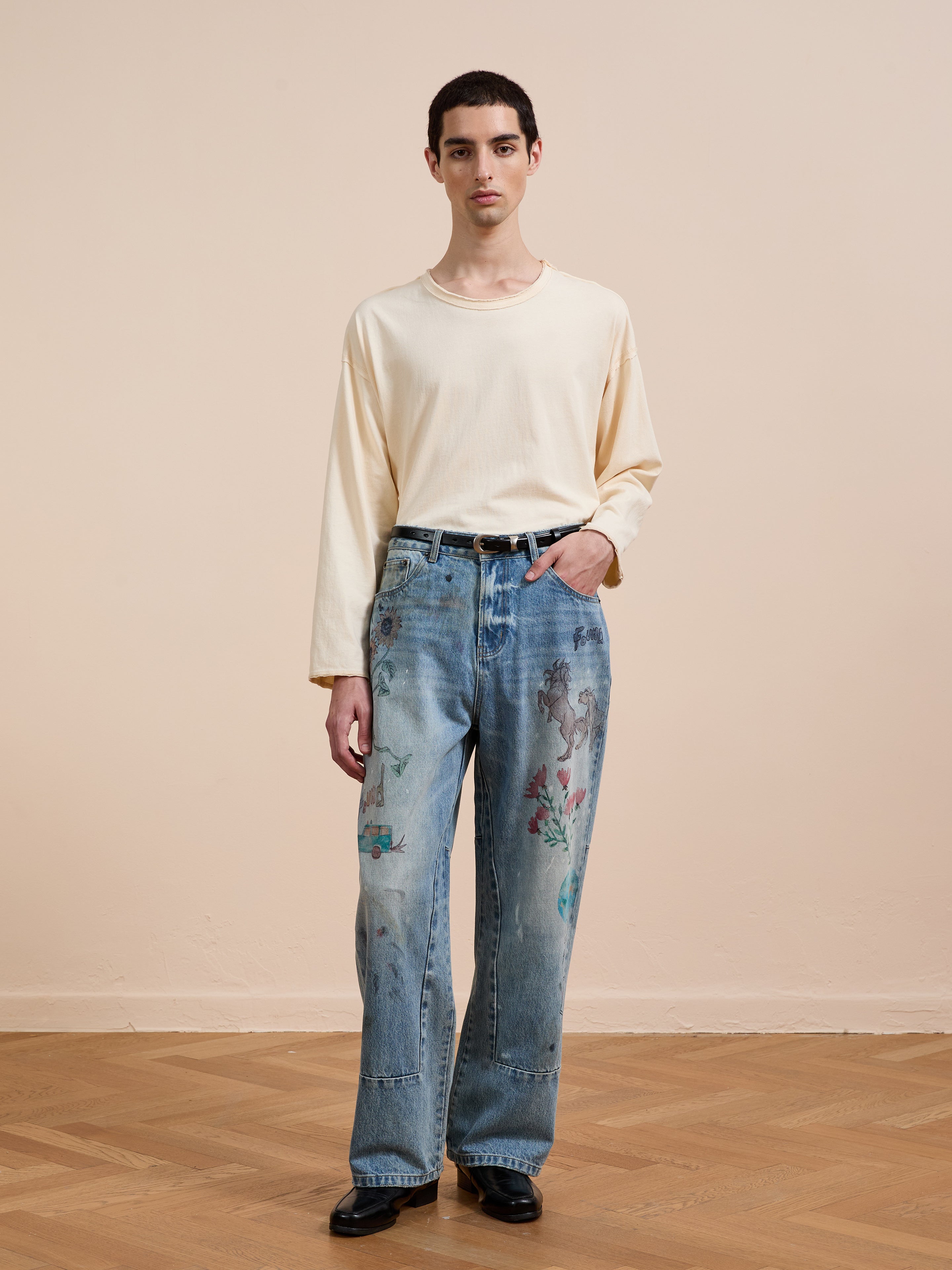 Hand Art Jeans | Modern Menswear by yycbvcnbmmnbm