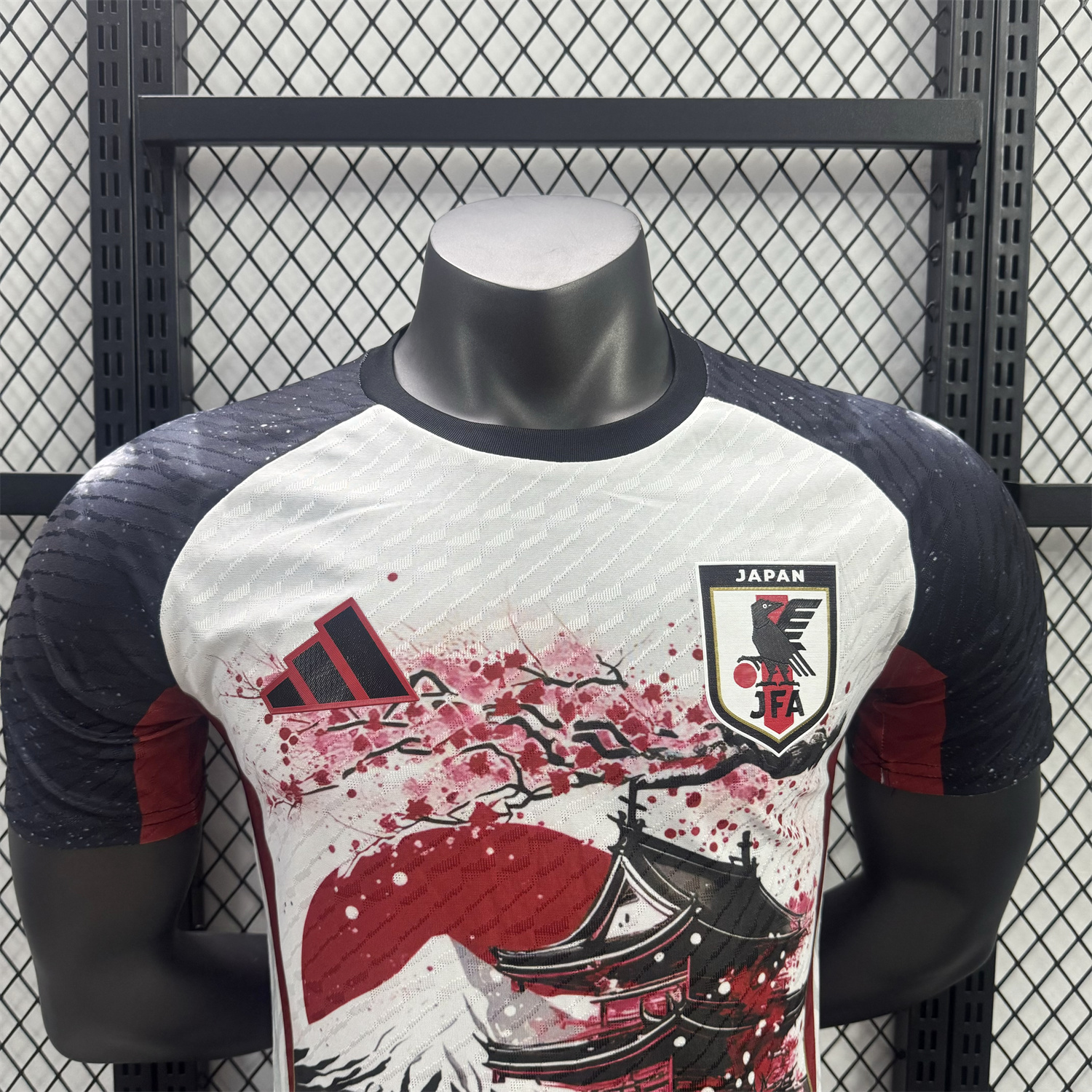 AlphaJersey-Japan 25-26 Sunset Over Mount Fuji Flowers Floating Over Churei Pagoda Special Jersey - Player Version