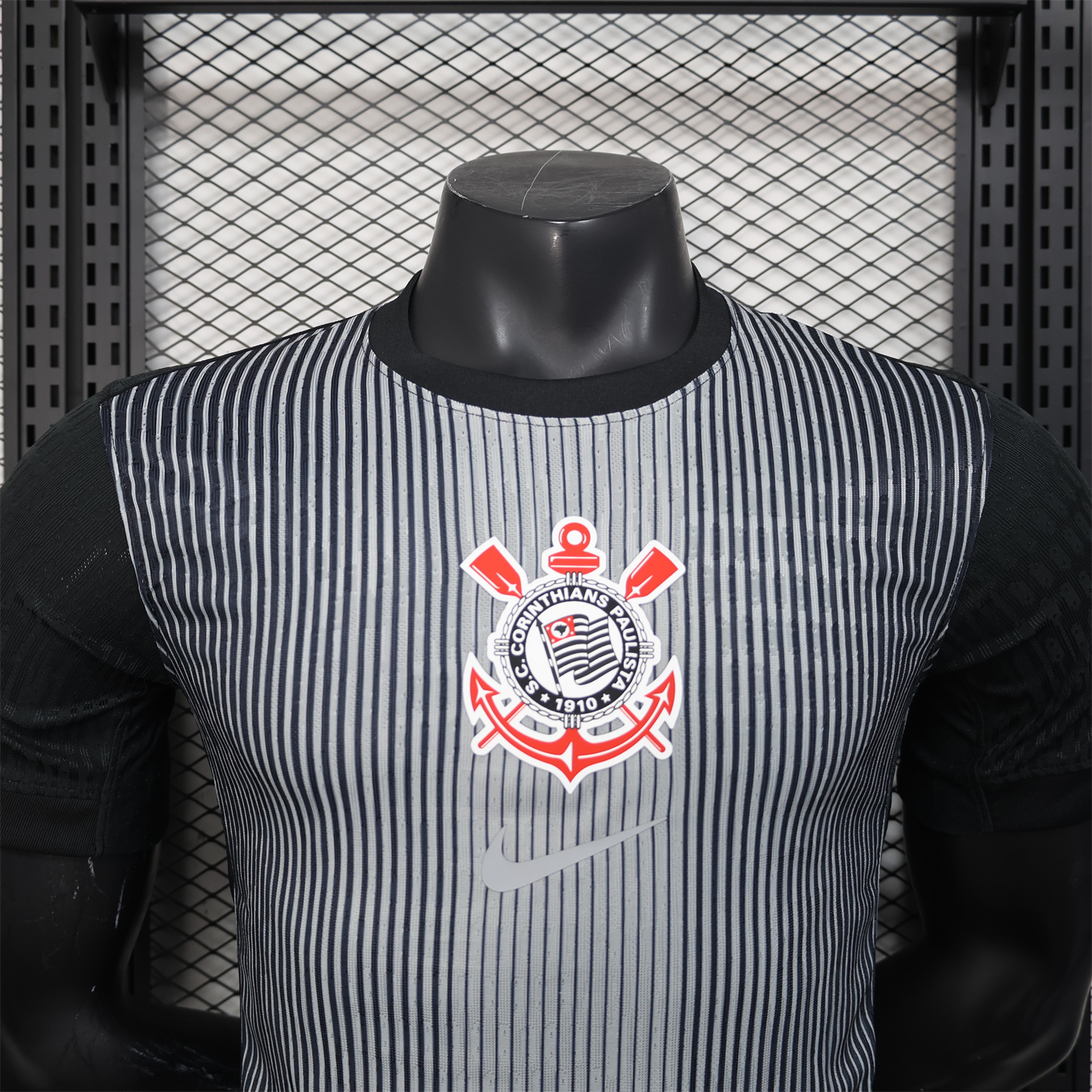 AlphaJersey-Corinthians 25-26 Black Unsponsored Goalkeeper Jersey - Player Version