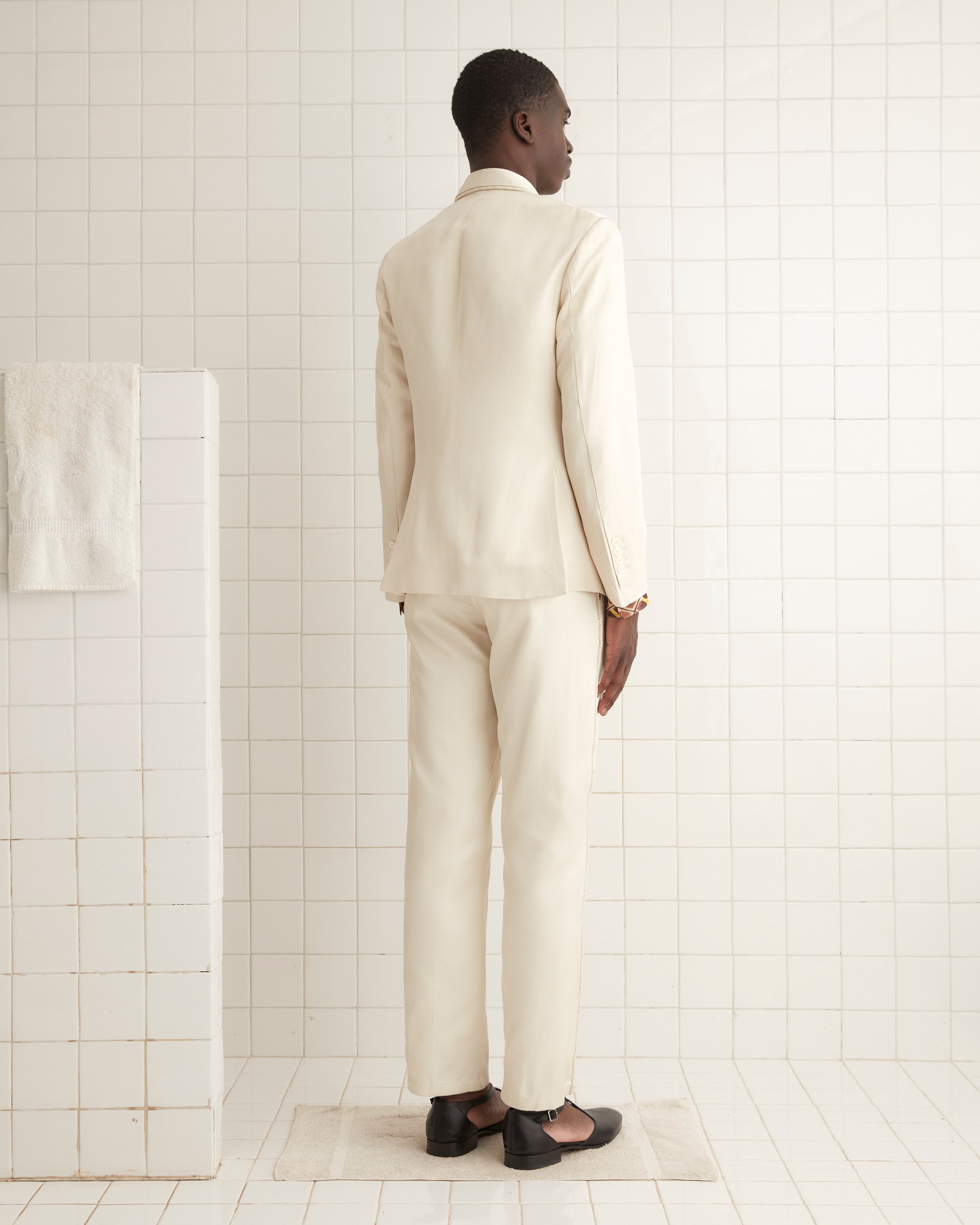 Roping Shawl Collar Tuxedo Jacket | Modern Menswear by yycbvcnbmmnbm