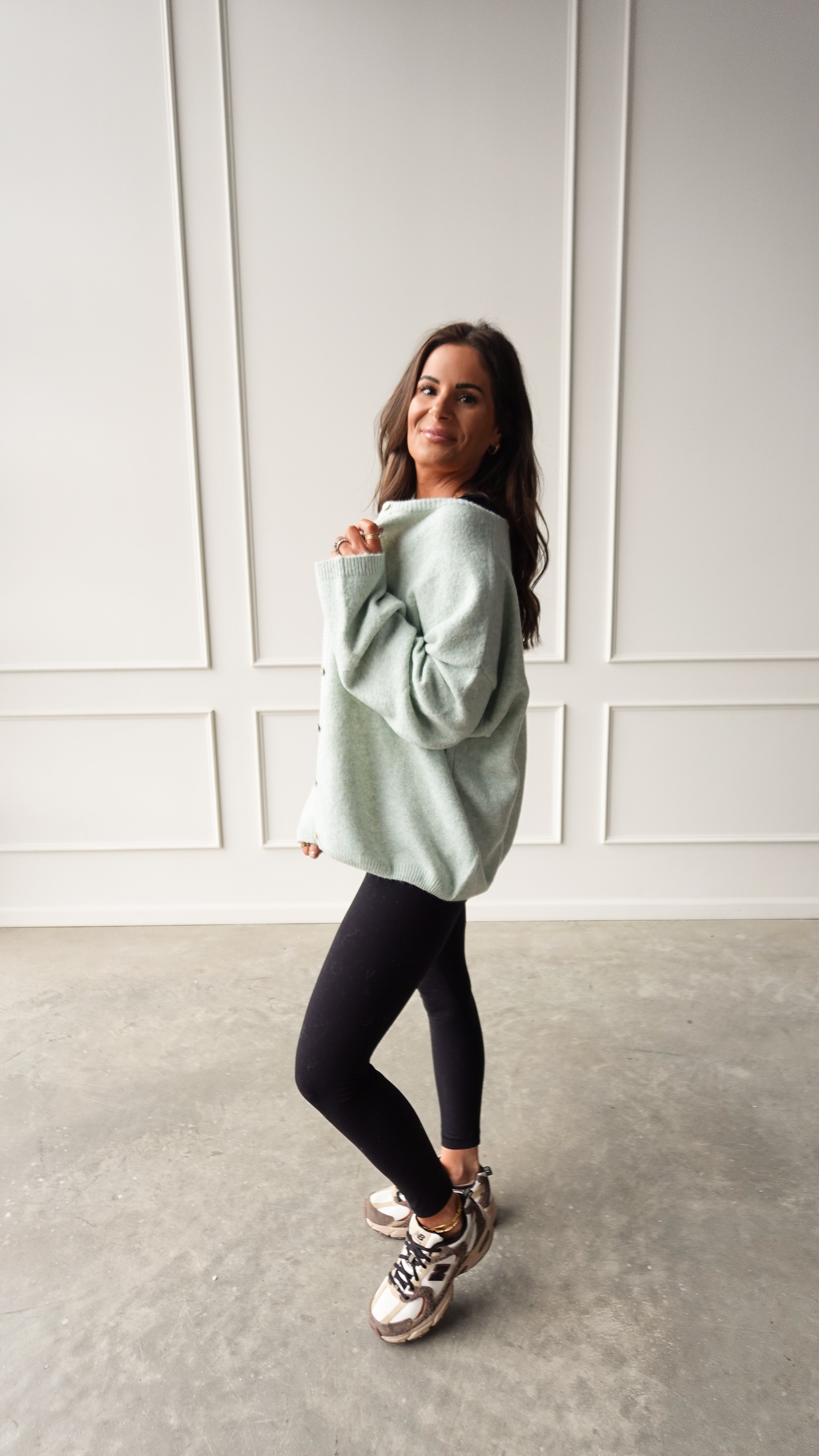 Mint Green Cardigan | Elegant Women's Fashion by coolavocek