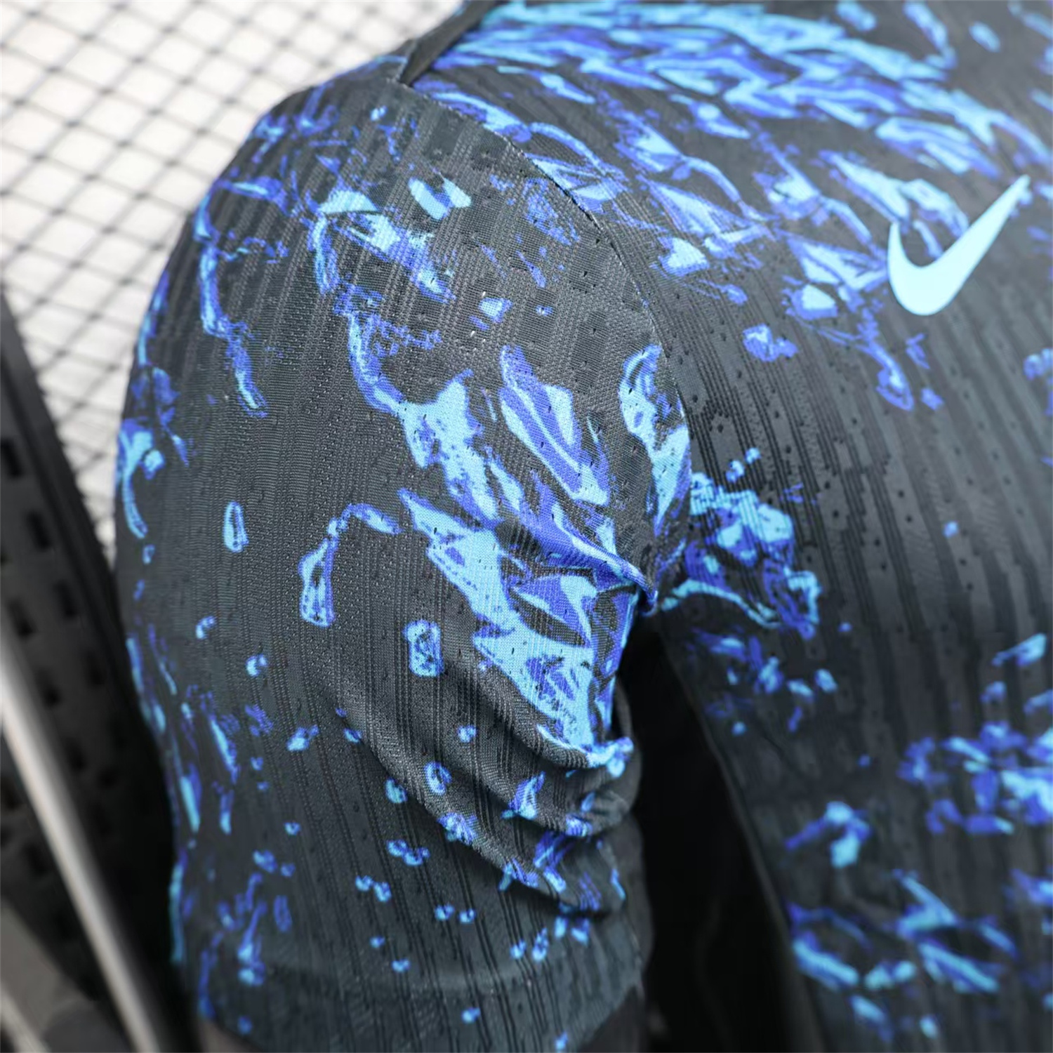 AlphaJersey-Inter Milan 25-26 Pre-Match Training Jersey Black Blue - Player Version