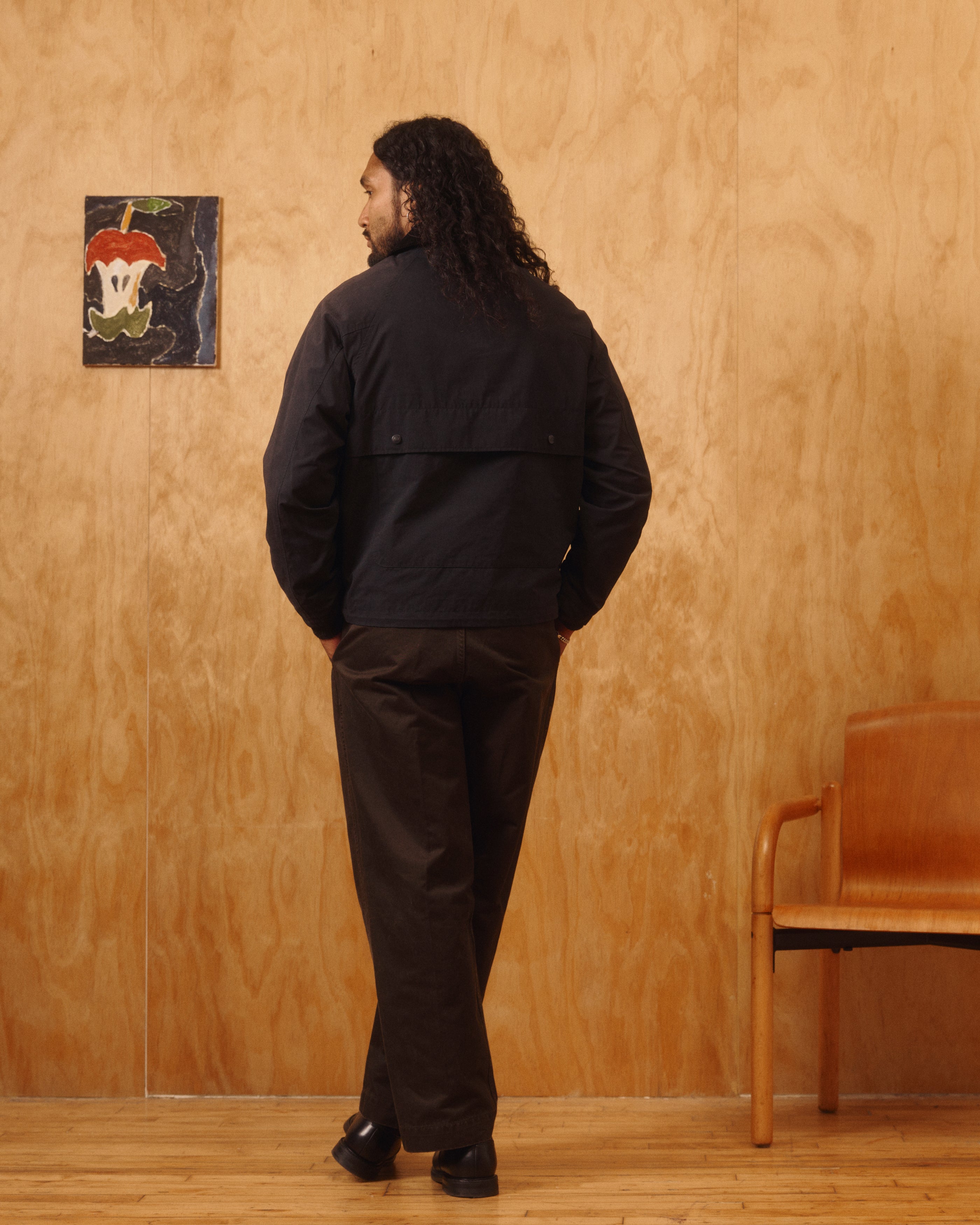 Bay Waxed Cotton & Nylon Jacket | Modern Menswear by yycbvcnbmmnbm