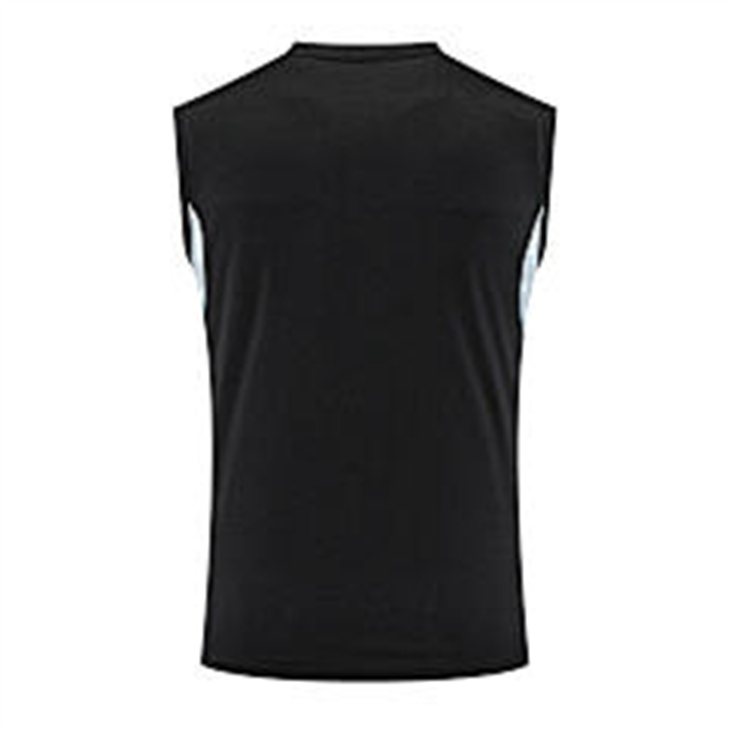 AlphaJersey-INT M.A.M 25-26 Vest Training Set - Black And Light Grey Vest & Black Shorts