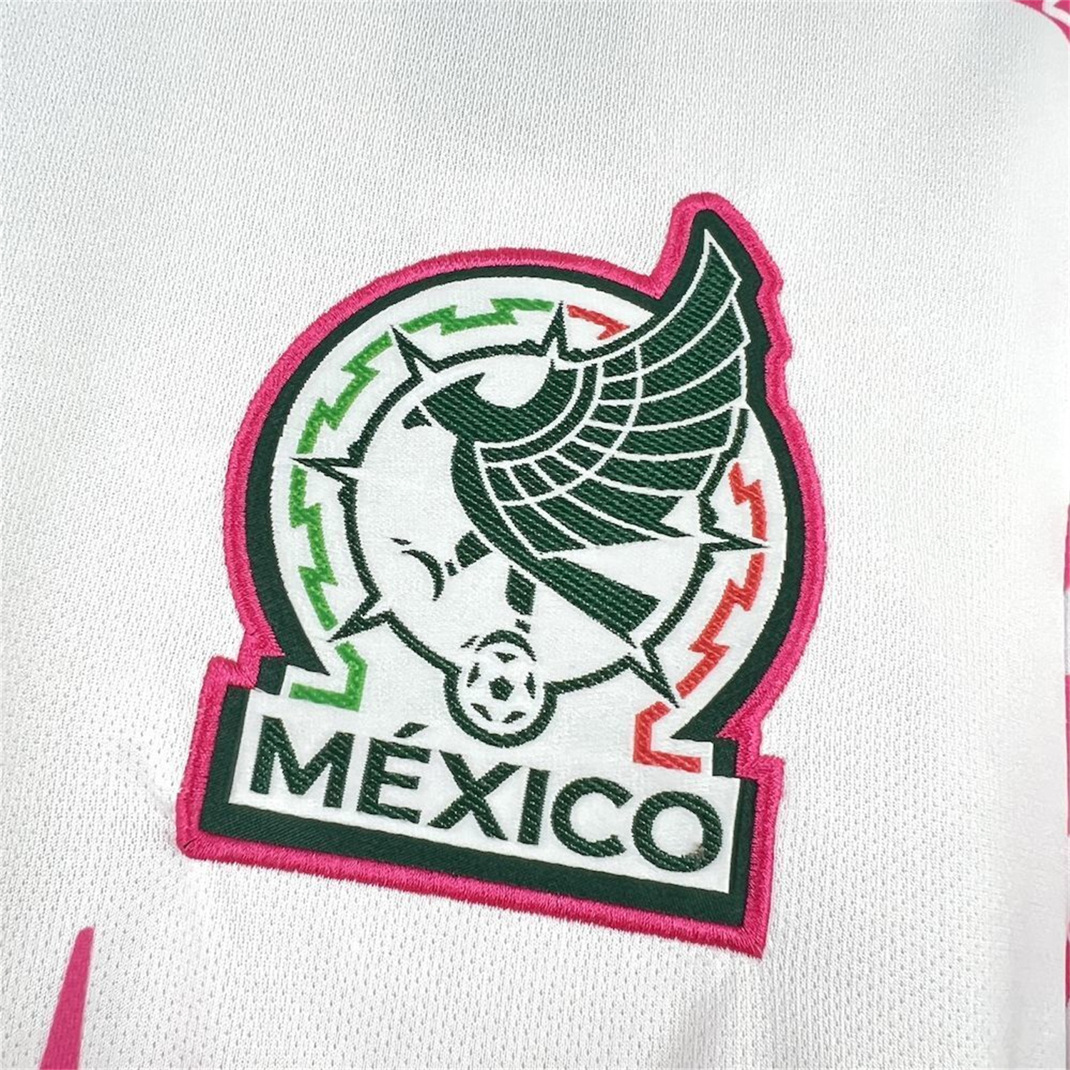 AlphaJersey-Mexico 25-26 Mayan Cvilization Pink And White Special Jersey - Fans Version