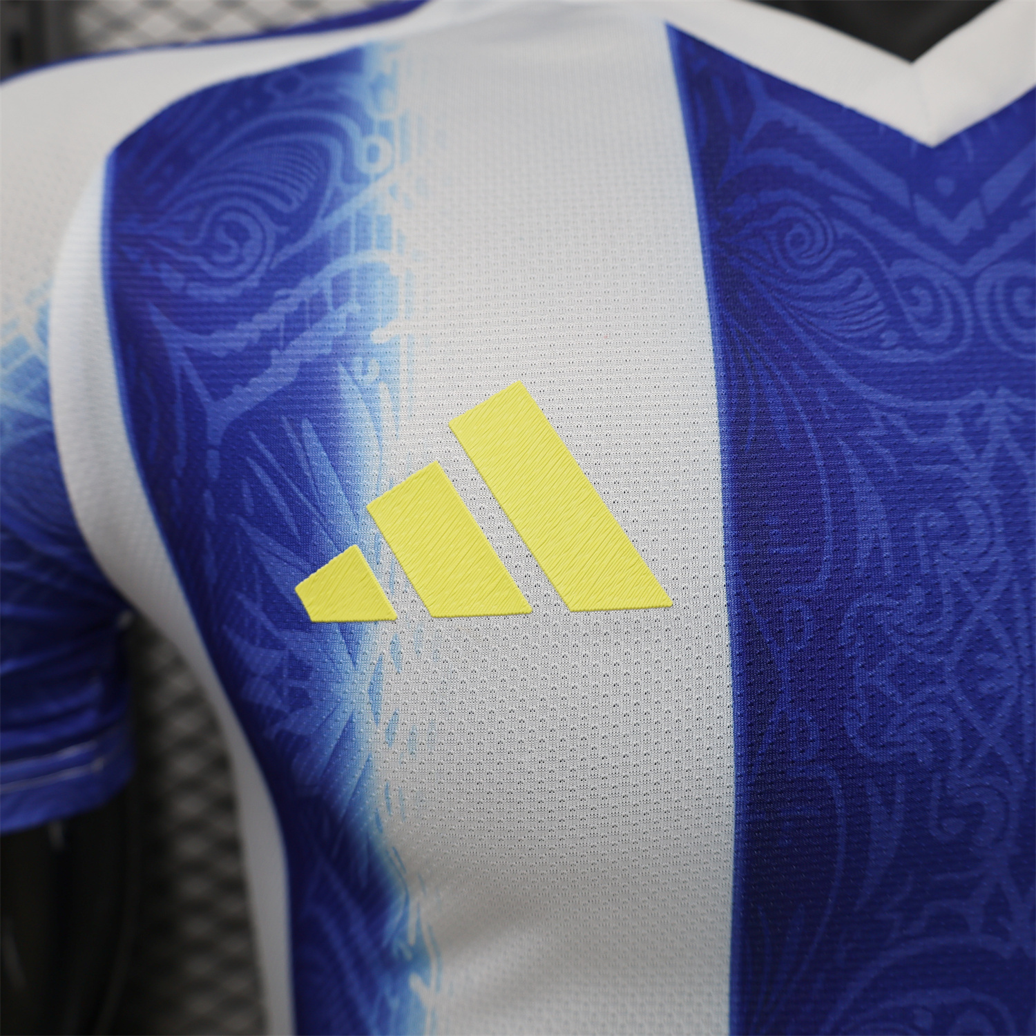 AlphaJersey-Argentina 2026 Deep Blue And White Stripes Special Jersey - Player Version