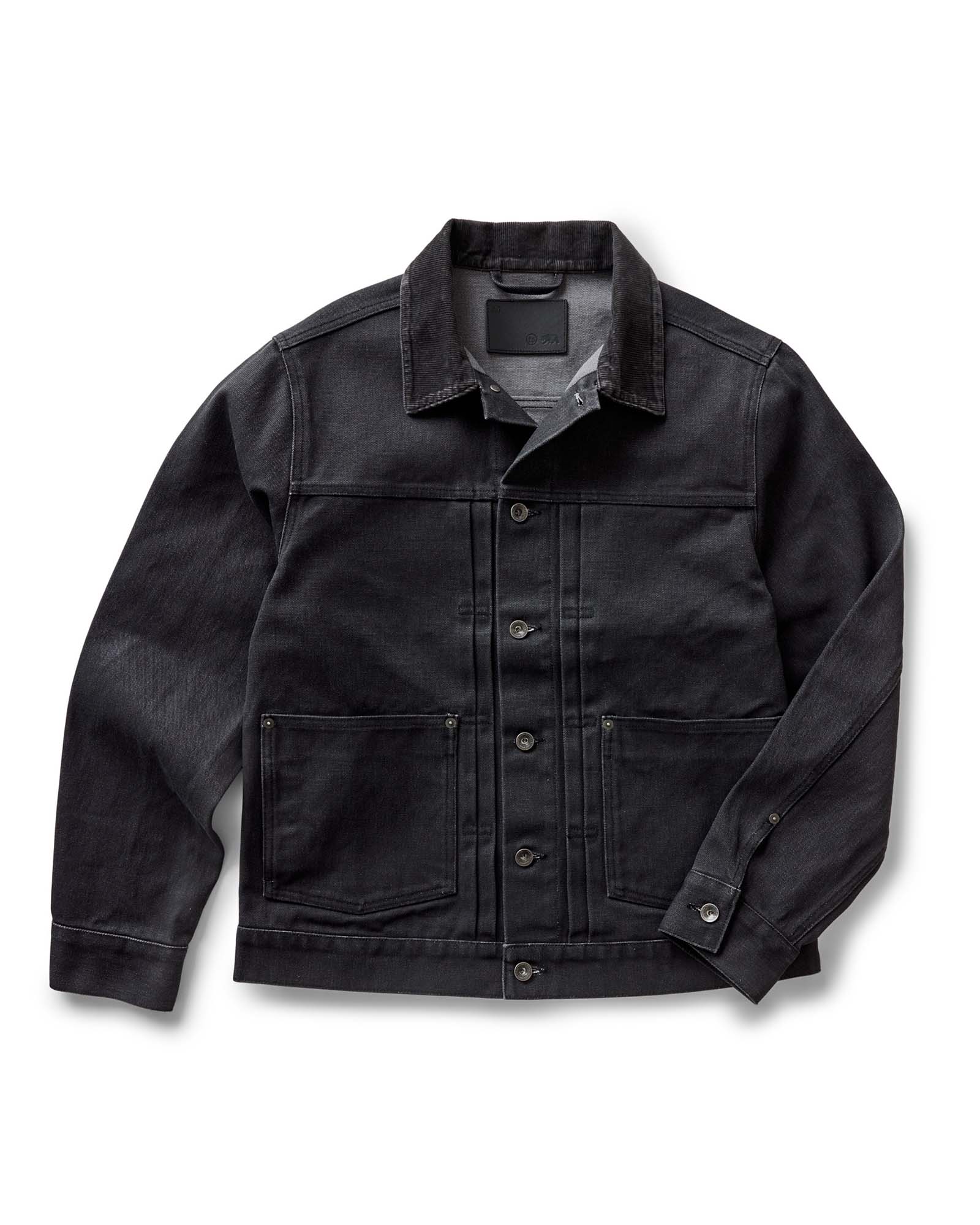 The Ryder Jacket in Coal Chipped Canvas | Modern Menswear by yycbvcnbmmnbm
