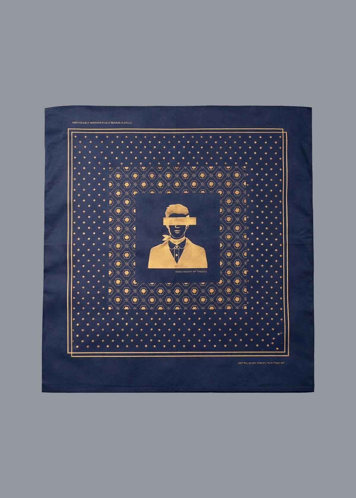 DOT Printed Neckwear Navy | Modern Menswear by yycbvcnbmmnbm