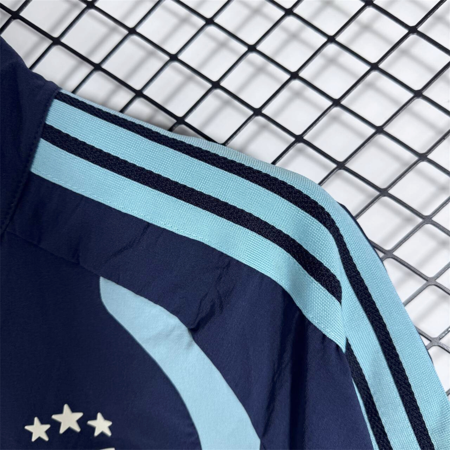 AlphaJersey-Argentina 2026 Windbreaker Training Set - Dark Blue Top and Pants
