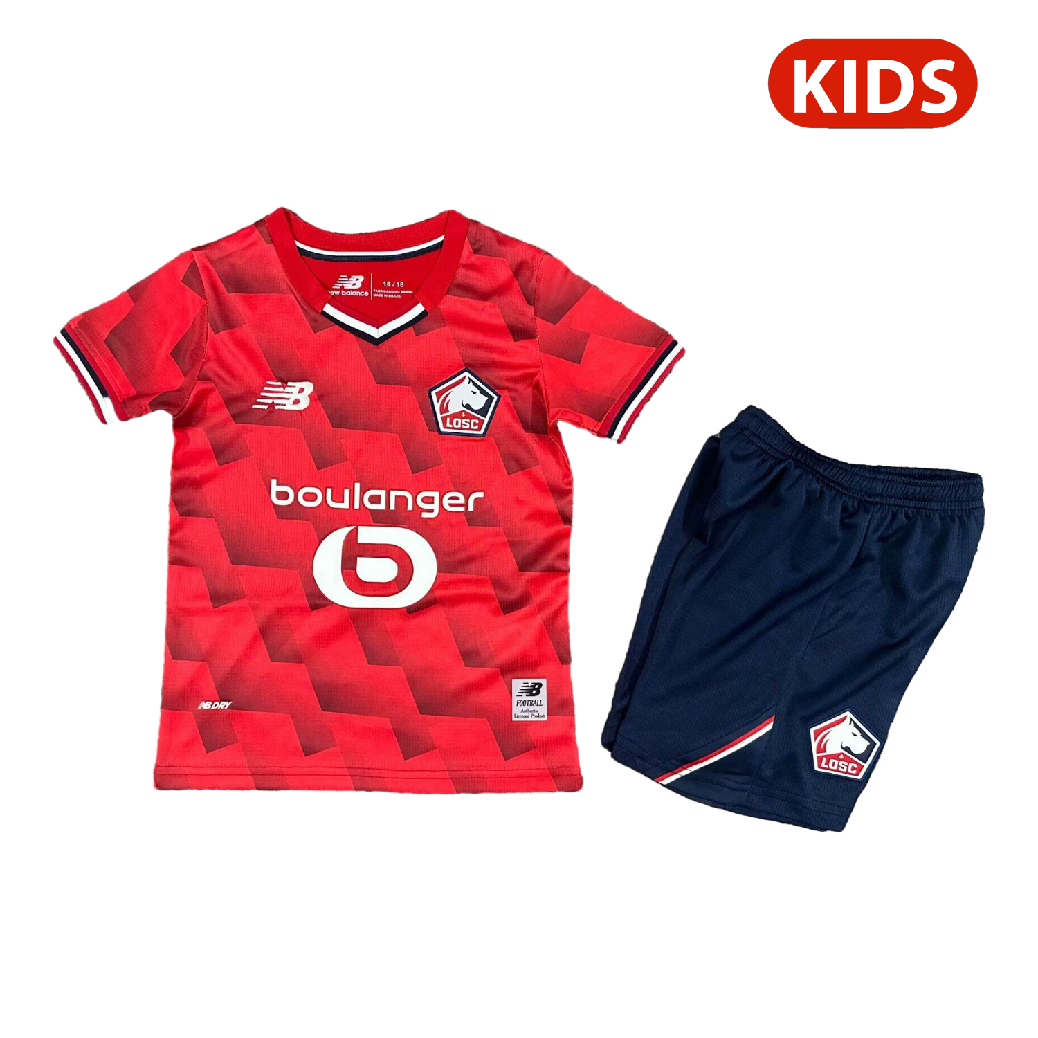 AlphaJersey-Lille 25-26 Home Kids Kit