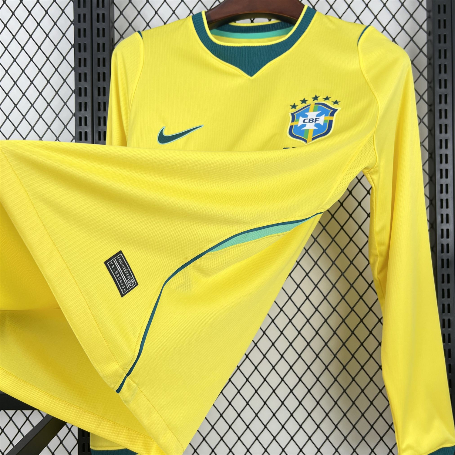 AlphaJersey-Brazil 2026 Home Long Sleeve Jersey - Fans Version