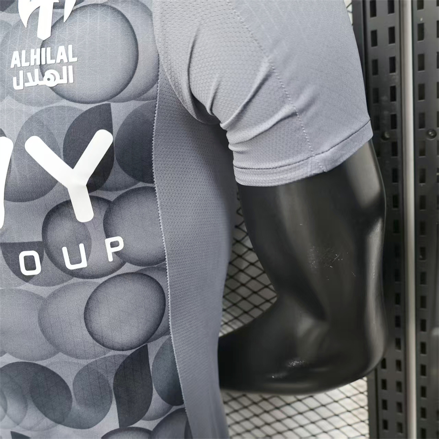 AlphaJersey-Al Hilal Riyadh Crescent 25-26 Third Grey Jersey - Player Version