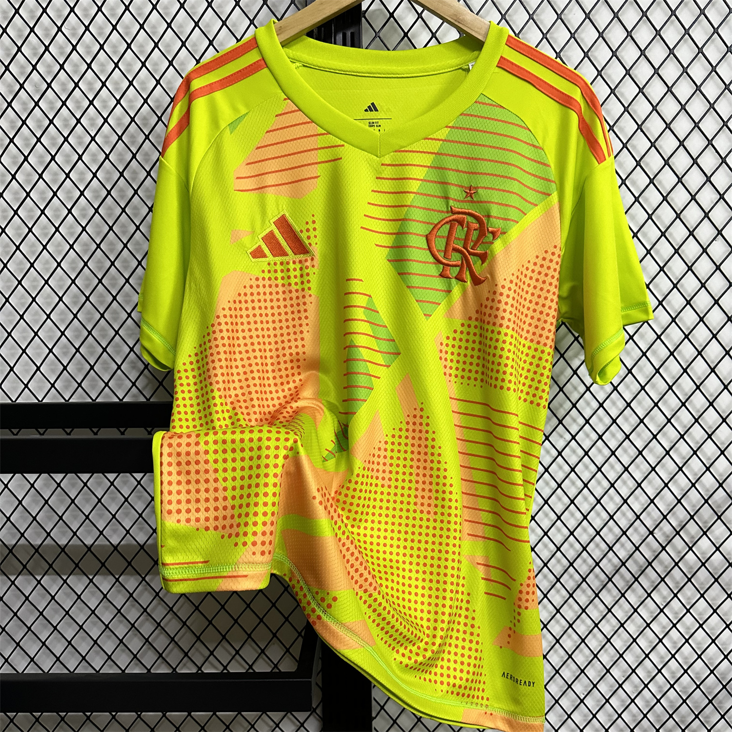 AlphaJersey-Flamengo 25-26 Yellow Green Goalkeeper Jersey - Fans Version
