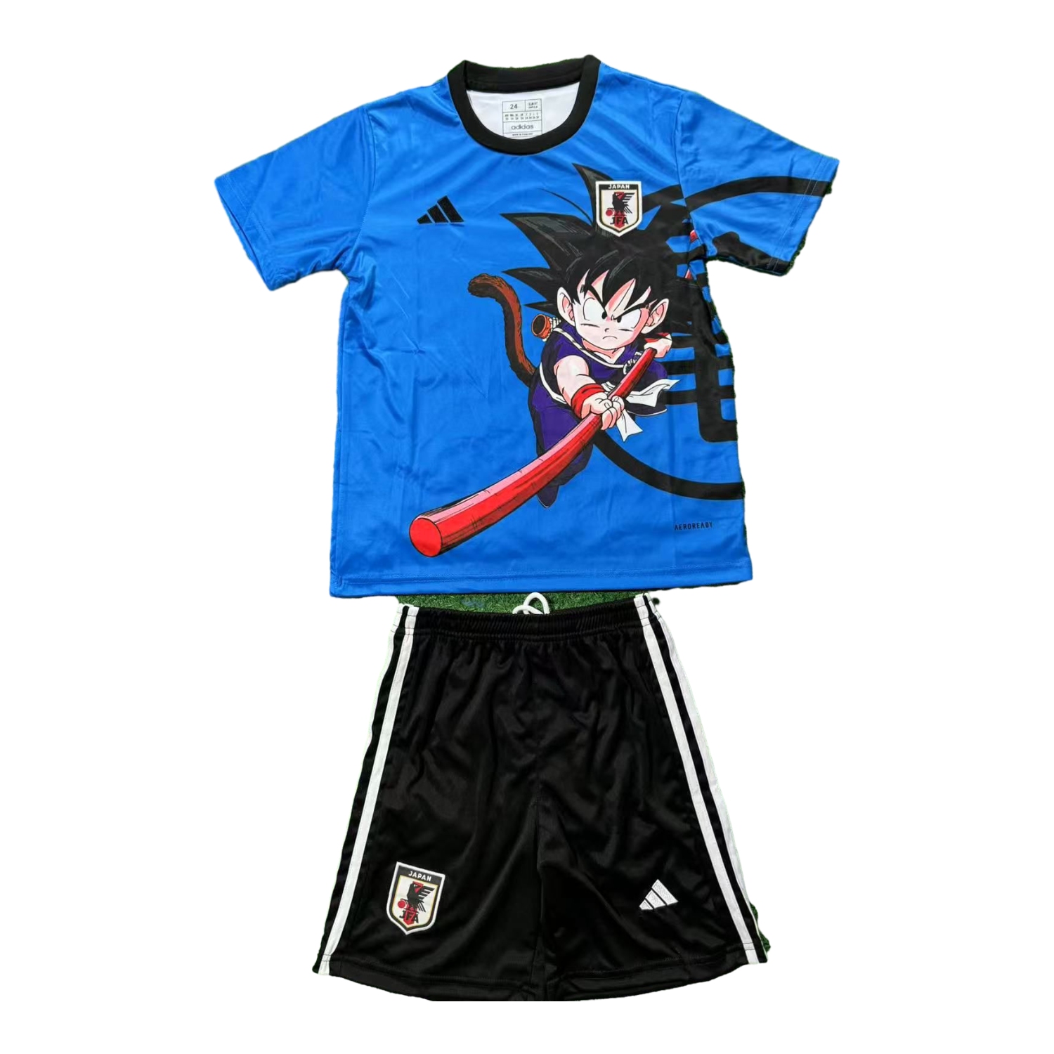 AlphaJersey-Japan 25-26 Small Goku Dance Stick Blue Special Kids Kit