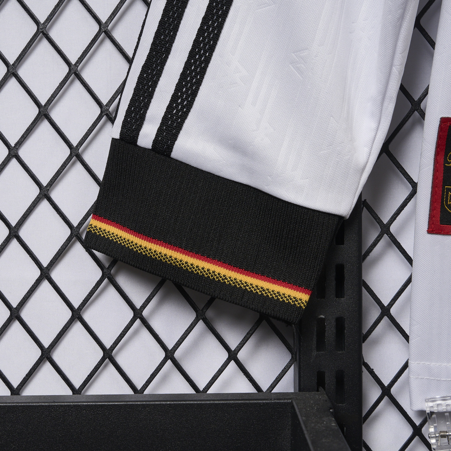 AlphaJersey-Retro Germany 1996 Home Long Sleeves Jersey