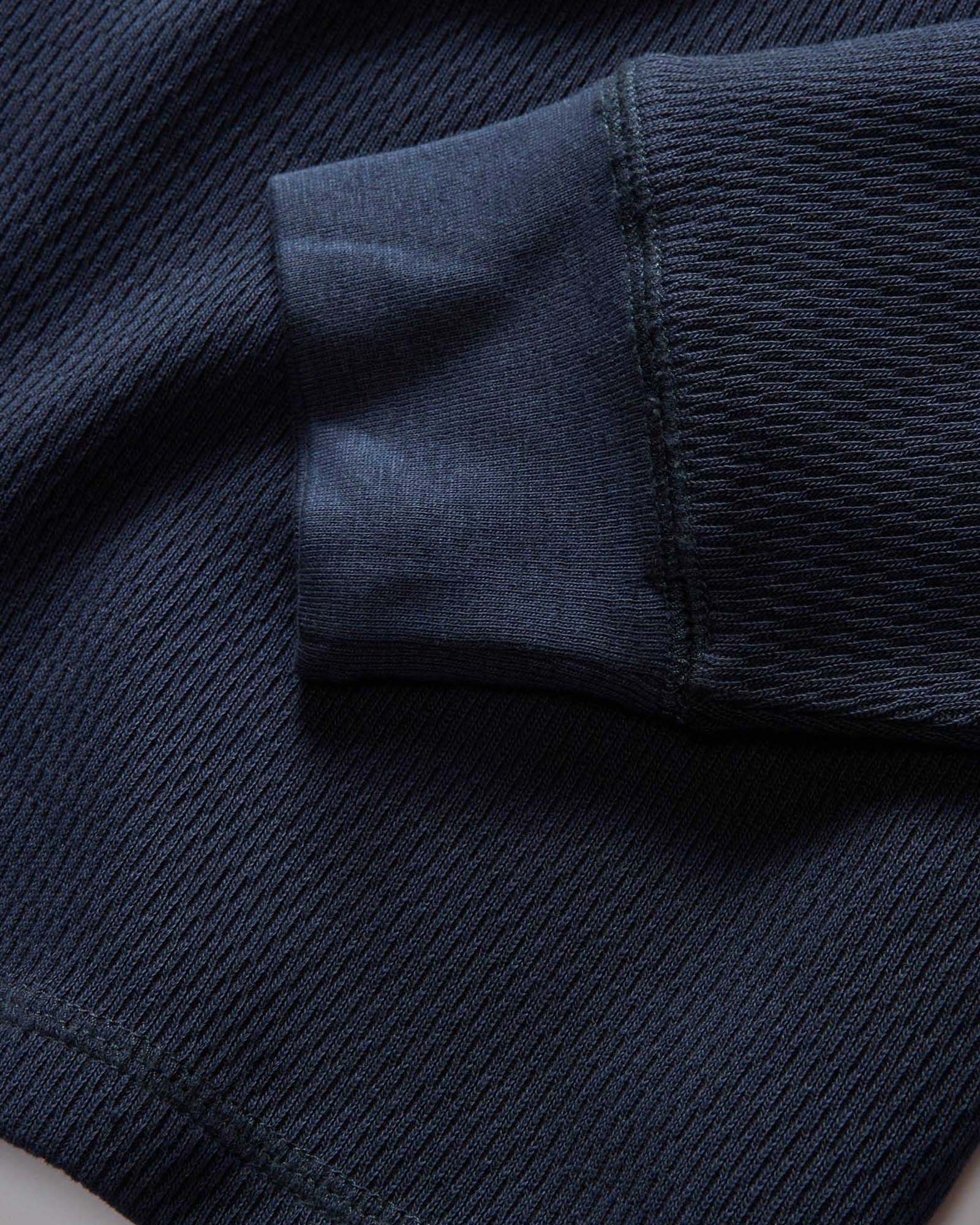 The Organic Cotton Crew in Dark Navy Waffle | Modern Menswear by yycbvcnbmmnbm
