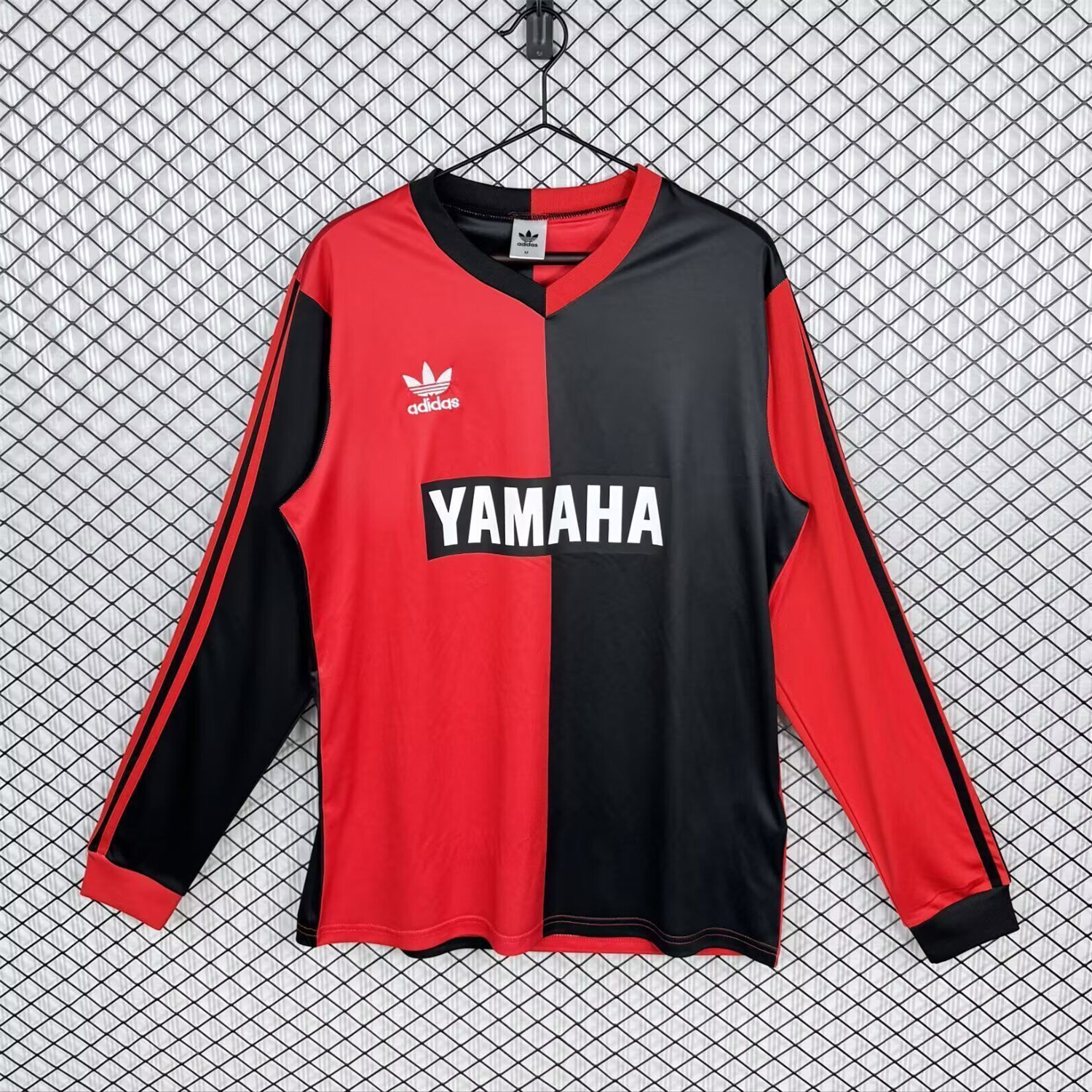 AlphaJersey-Retro Newell's Old Boys 1992-93 Home Long Sleeves Jersey