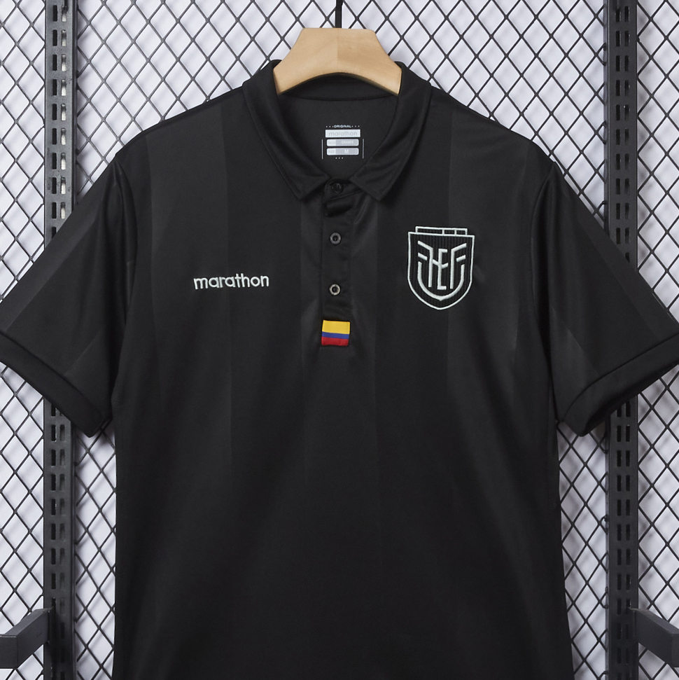 AlphaJersey-Ecuador 2025 Centenary Black Special Jersey - Fans Version